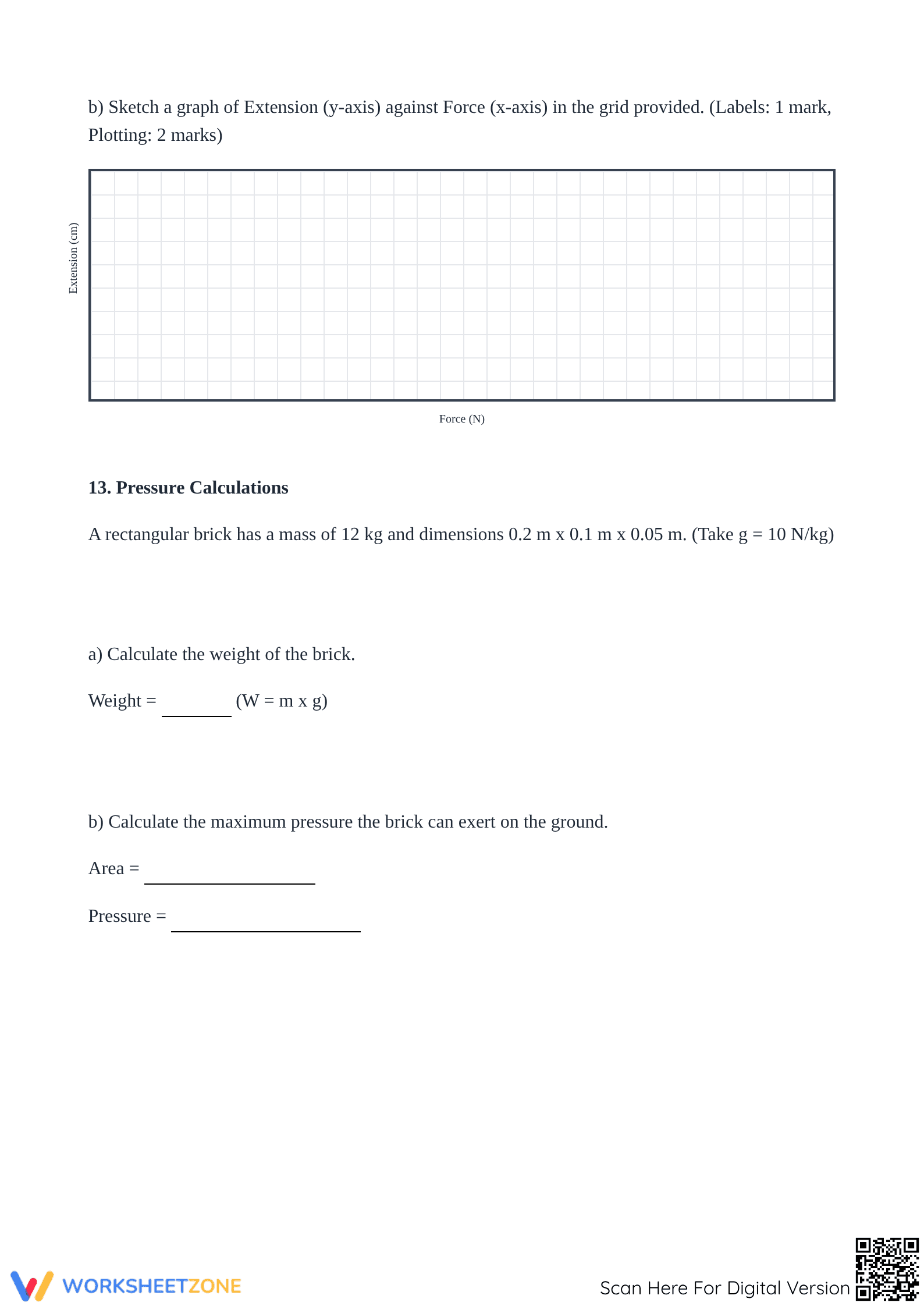 Effects of Forces Worksheet | Grade 7 Physics Printable - Page 5