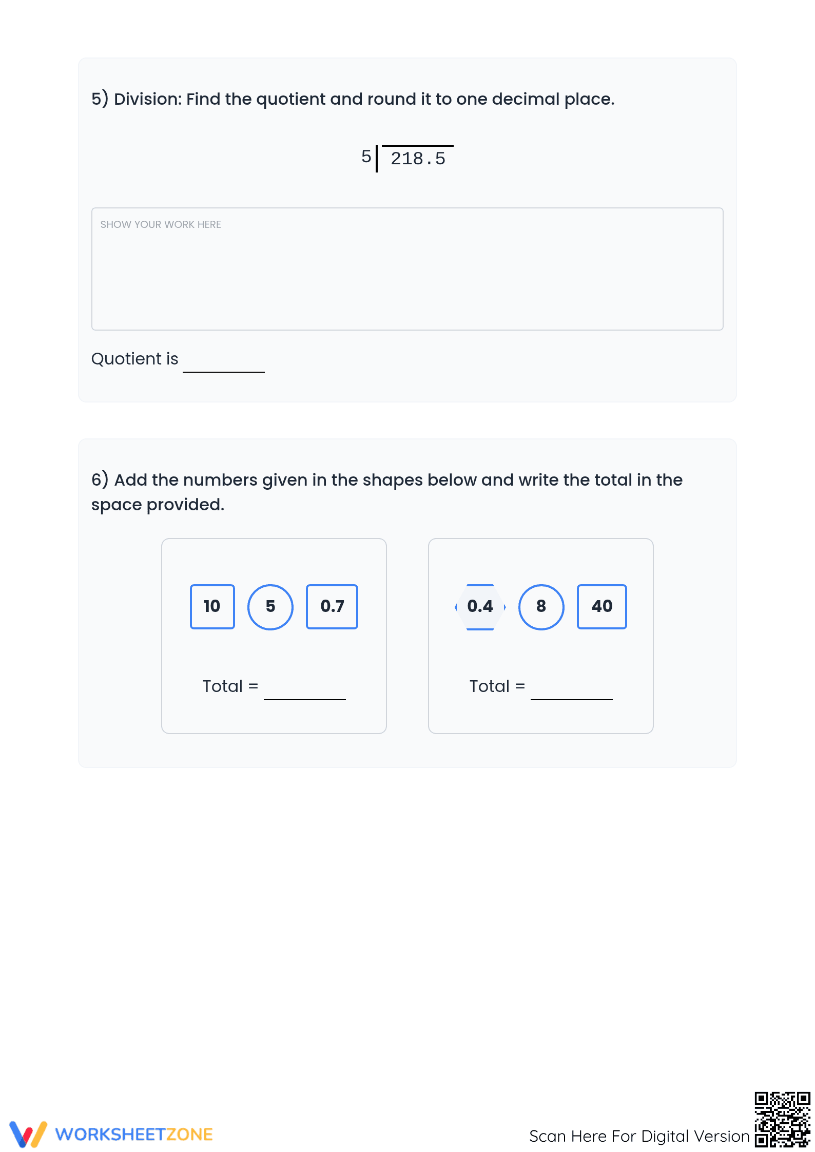 6.NS.B.3 Worksheet: Decimals & Ratios — Grade 6 Aligned - Page 4