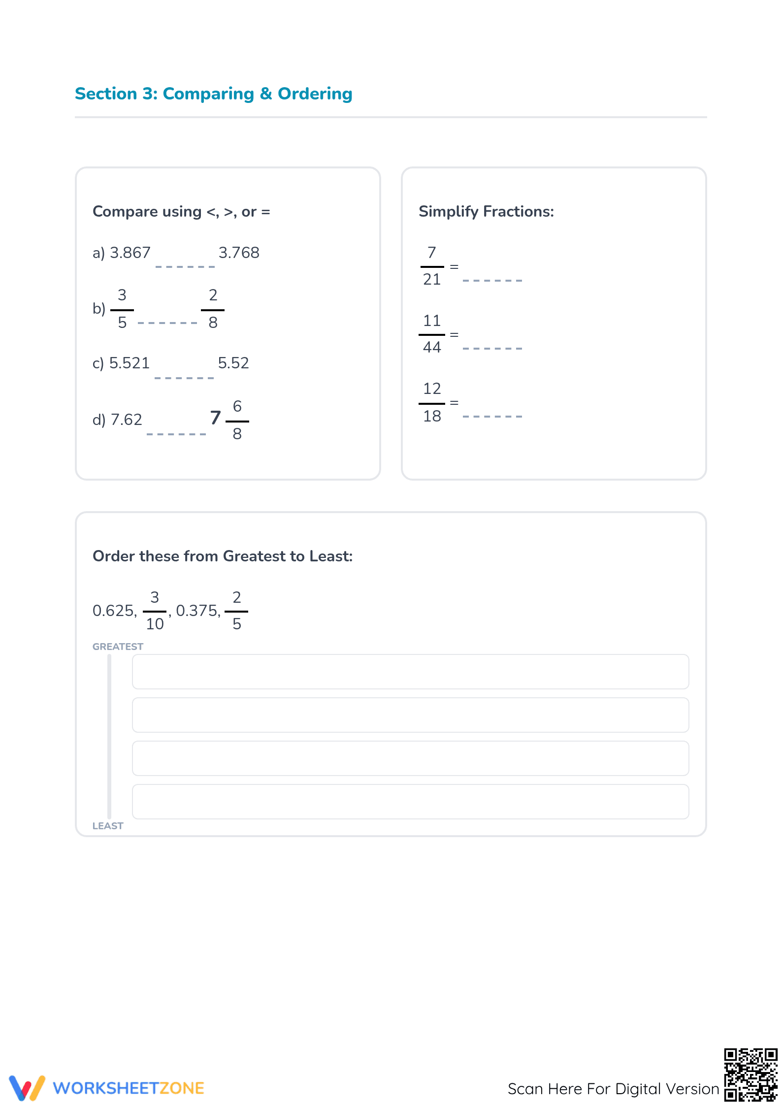Essential Decimal Study Guide: Grade 5 CCSS 5.NBT.B.7 Aligned - Page 3