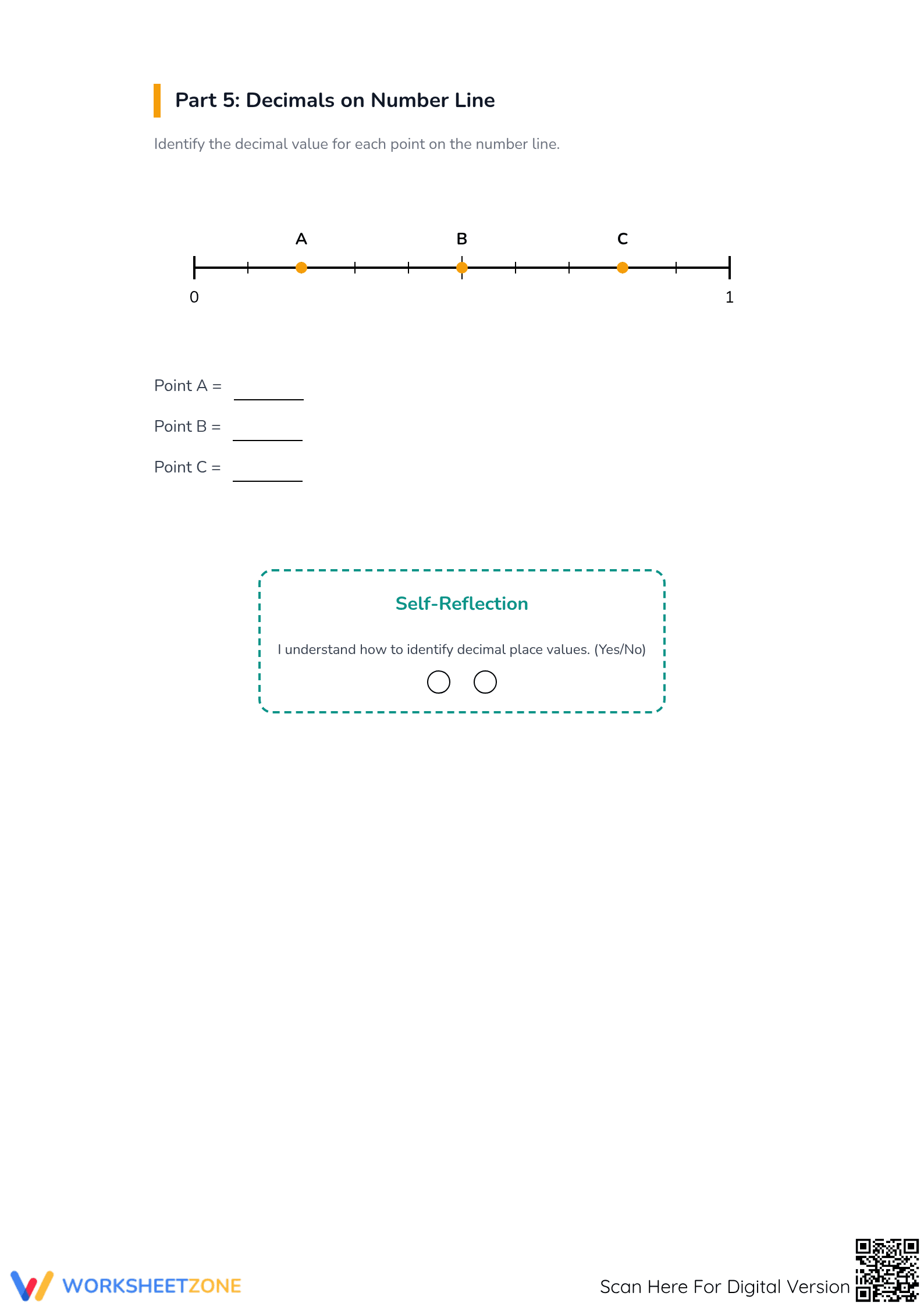 Grade 5 Decimals — Printable No-Prep Worksheet - Page 3