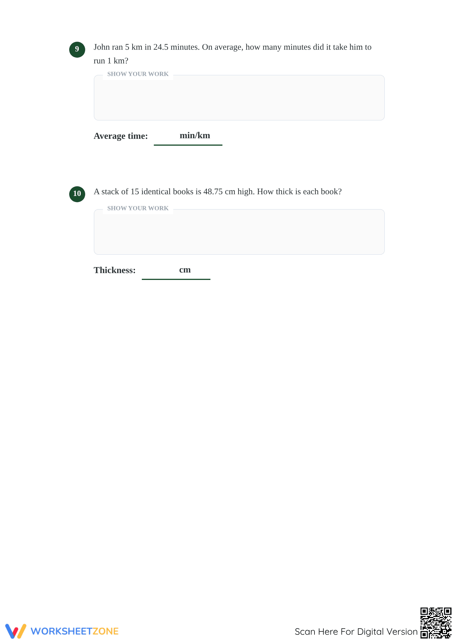 Ready Decimal Worded Problems Worksheet | Grade 5 Math - Page 4