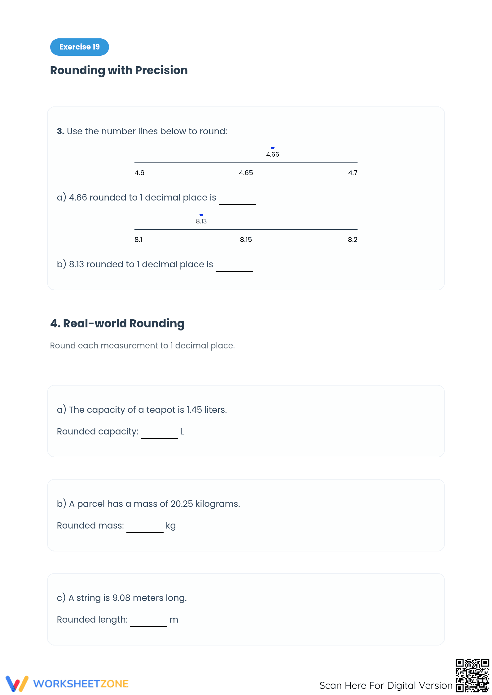 Rounding Decimals Worksheet | Grade 5 Math Essential - Page 3