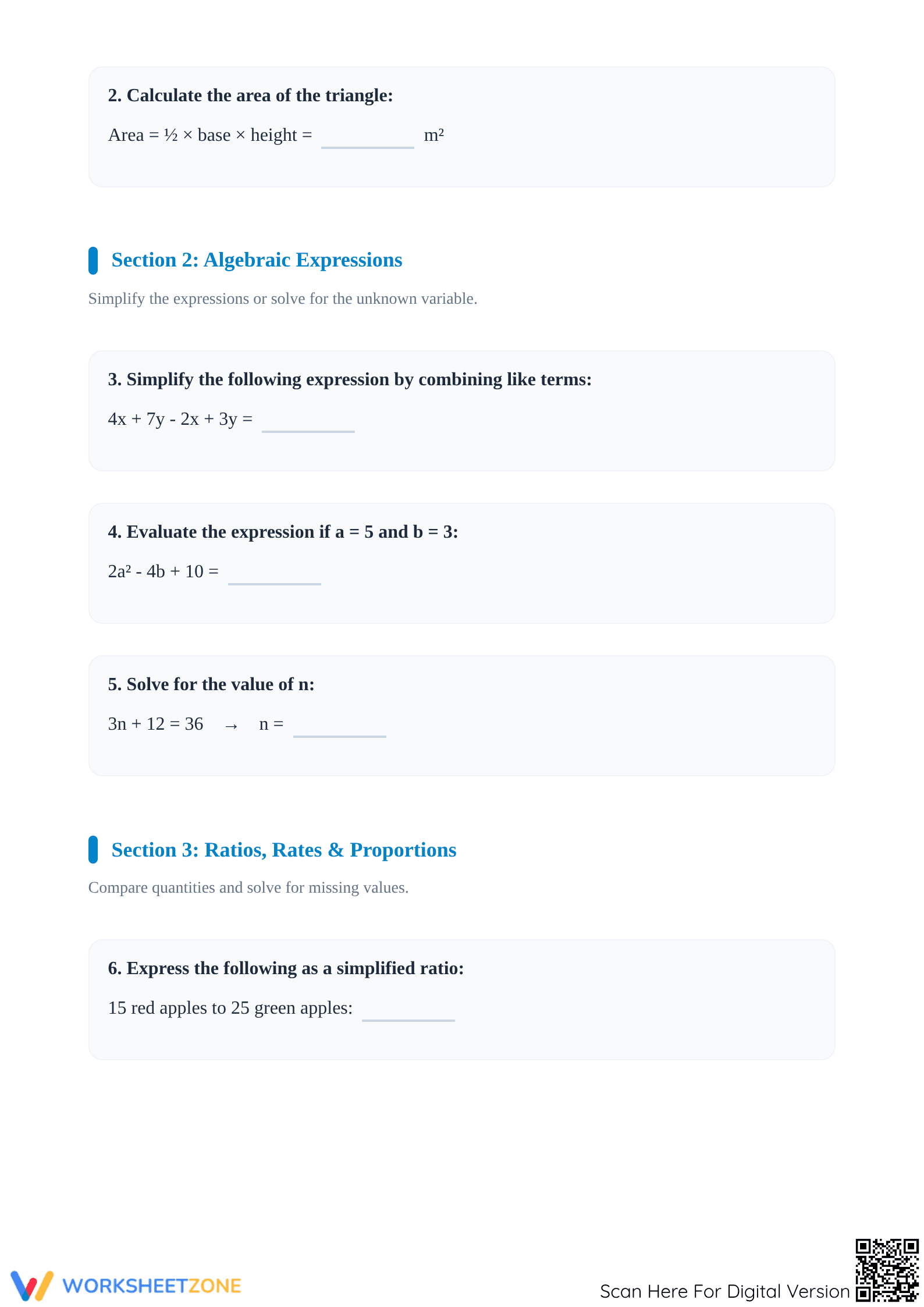 Essential Grade 6 Math Review: Decimals & Prime Factors - Page 2