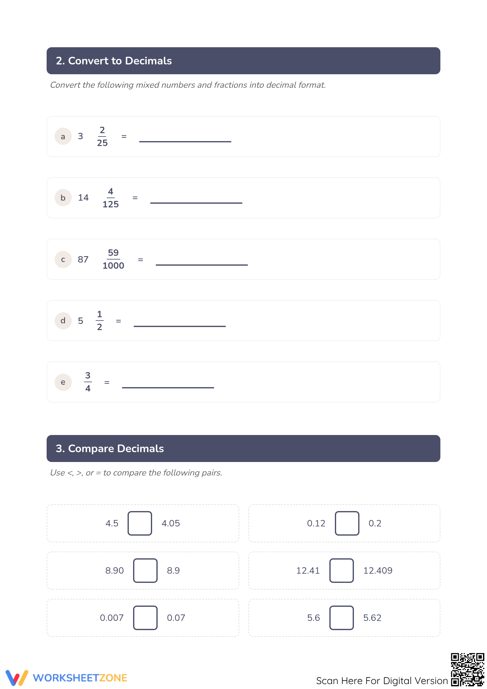 Complete Decimal Mastery: Expand, Convert, Order | Grade 5 - Page 2