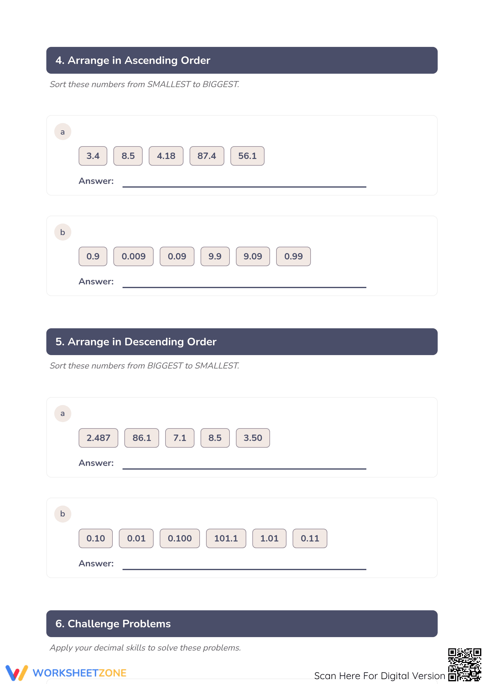 Complete Decimal Mastery: Expand, Convert, Order | Grade 5 - Page 3