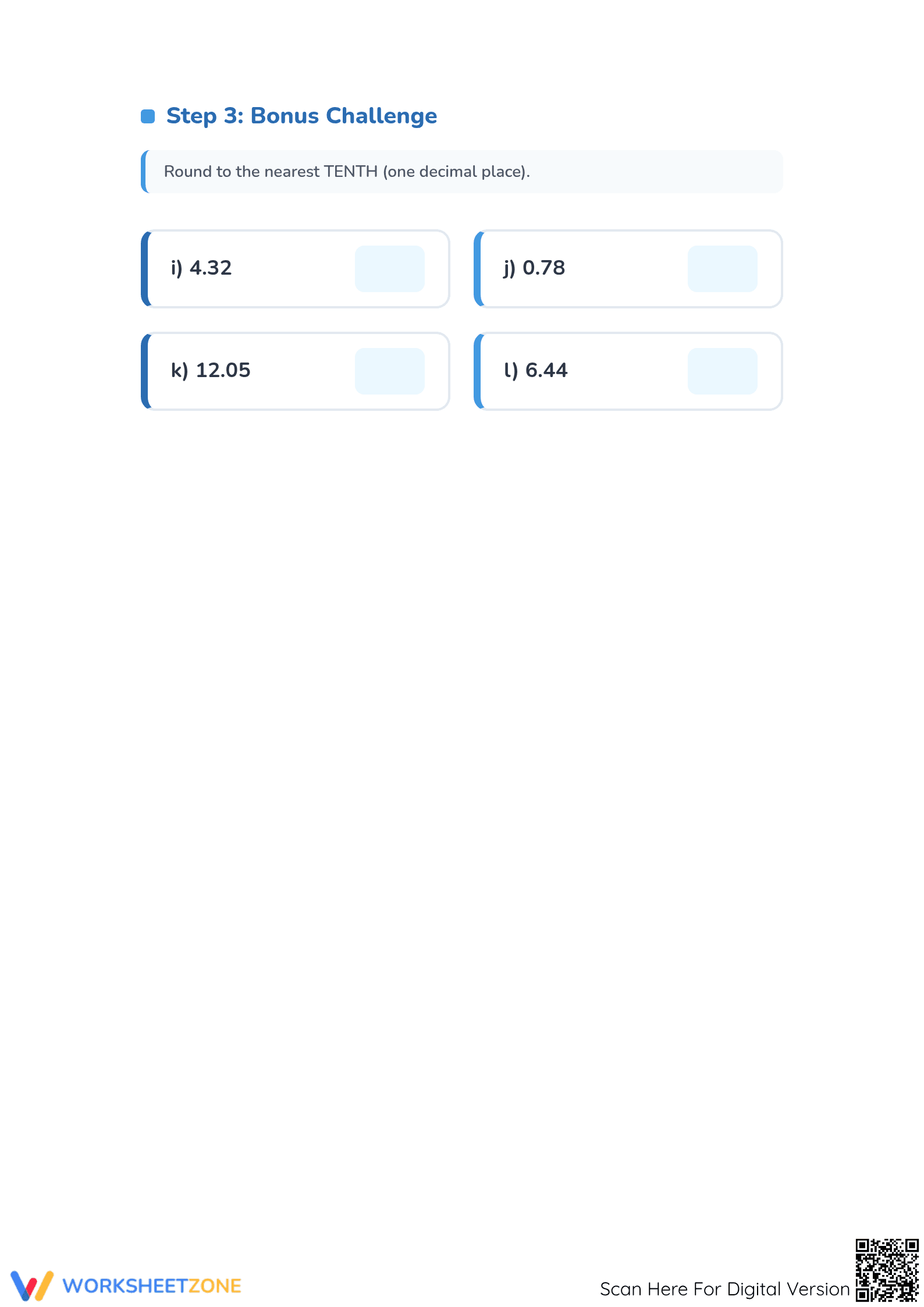 Essential Rounding & Comparing Decimals Worksheet | Grade 5 - Page 2