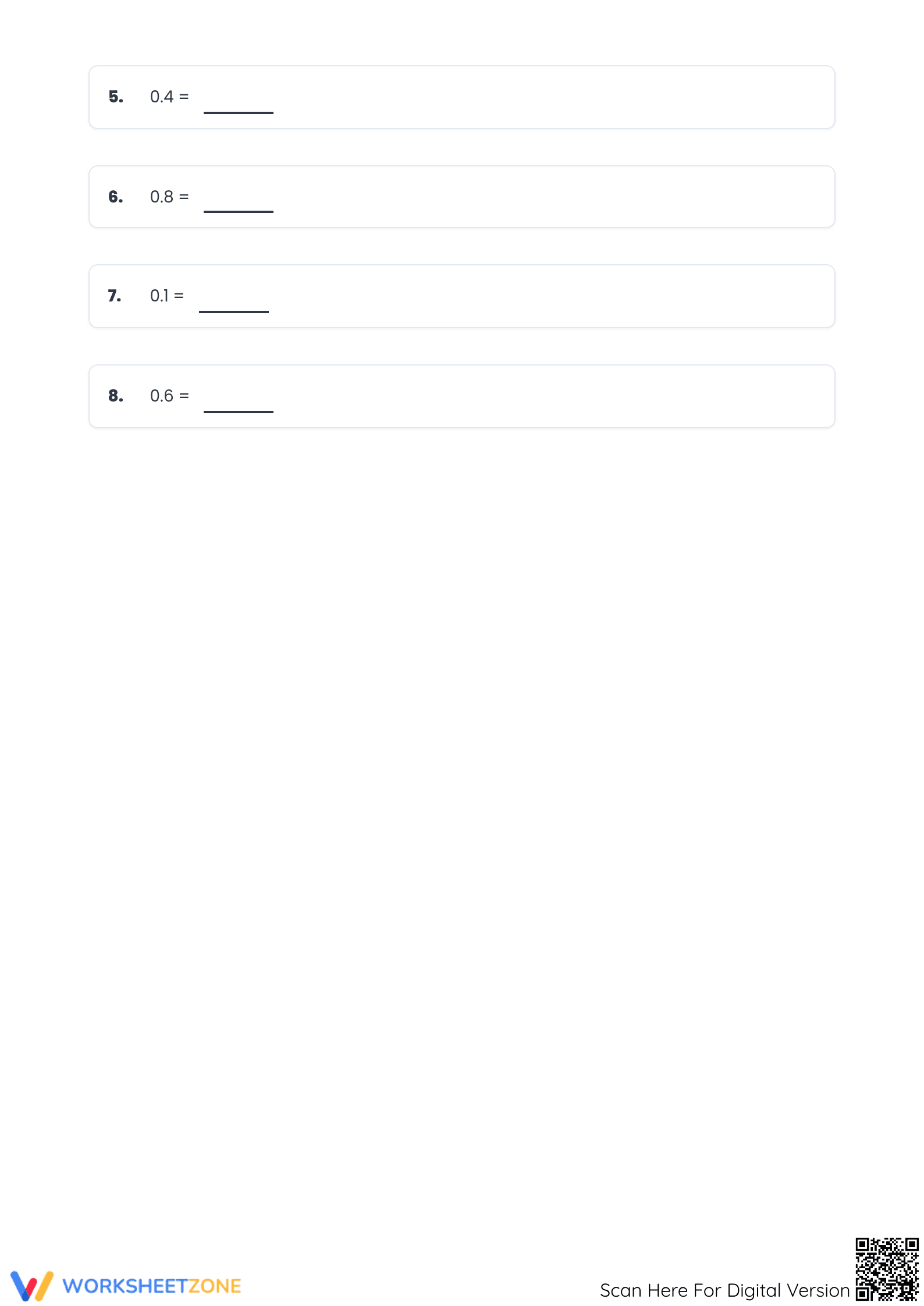 Essential Grade 5 Decimals Worksheet | Complete Packet - Page 4