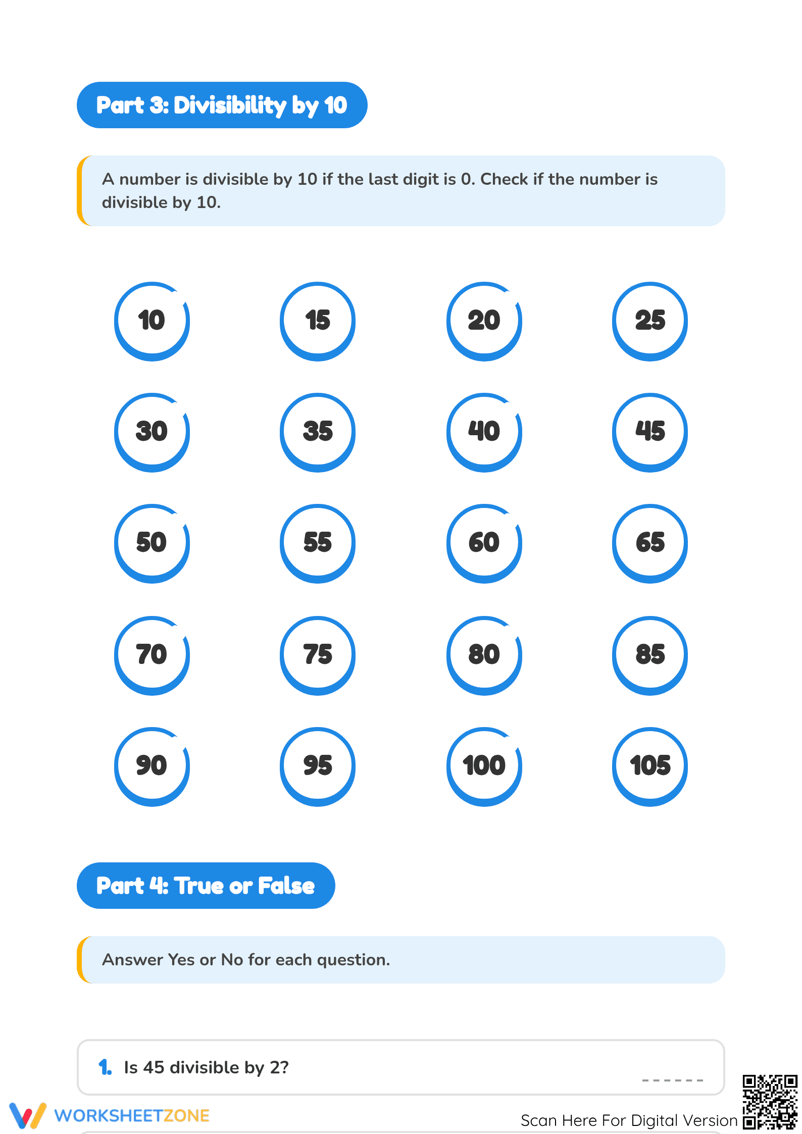 Printable Divisibility by 2 Math Worksheet | Grade 4 Ready - Page 3