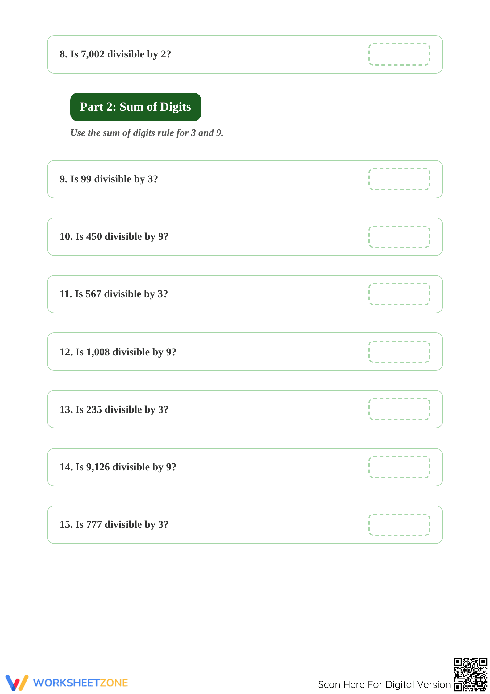 4.OA.B.4 Worksheet: Divisibility Rules — Essential Grade 5 - Page 2