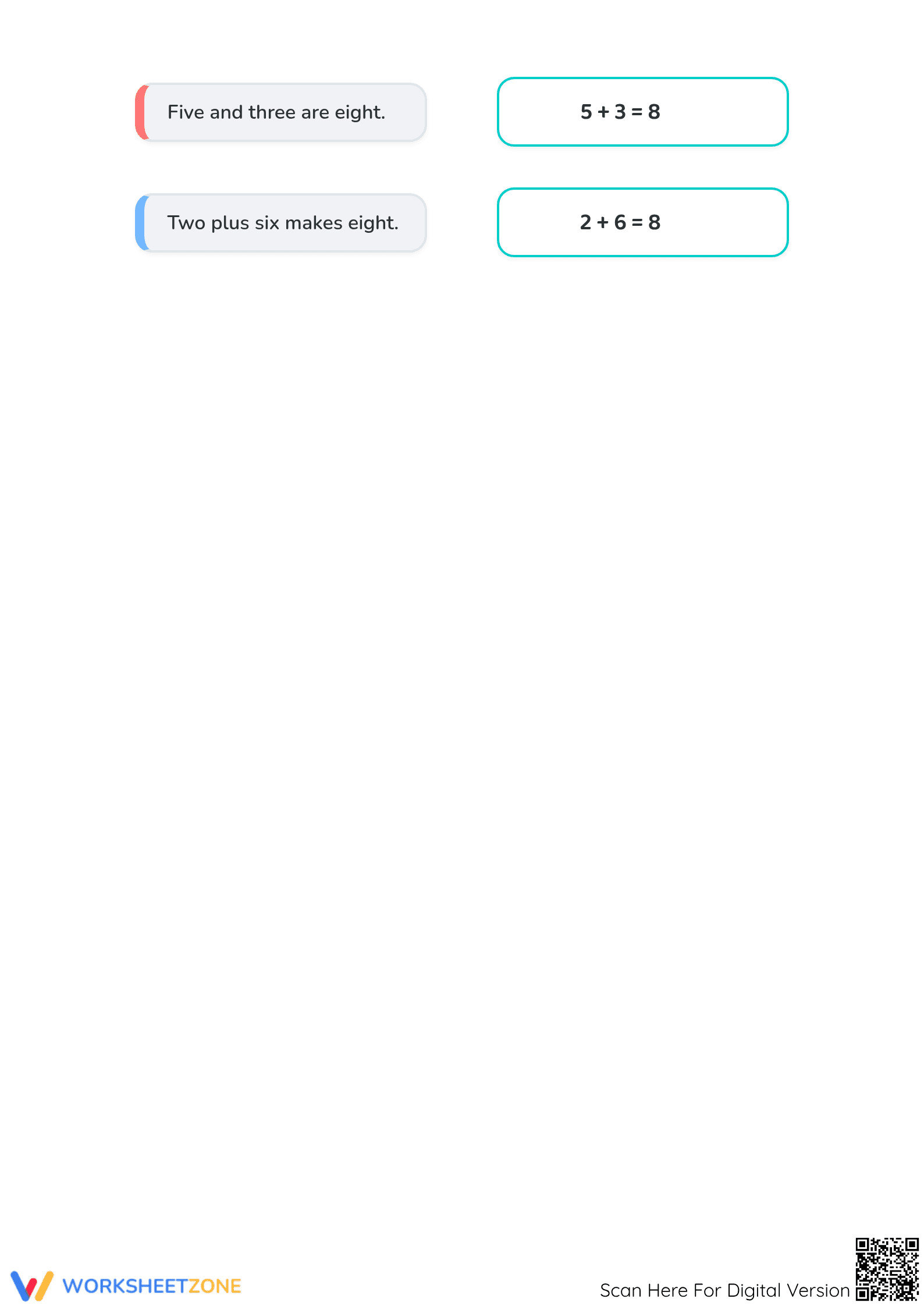 Essential Addition up to 10 Worksheet | Grade 1 Math - Page 4