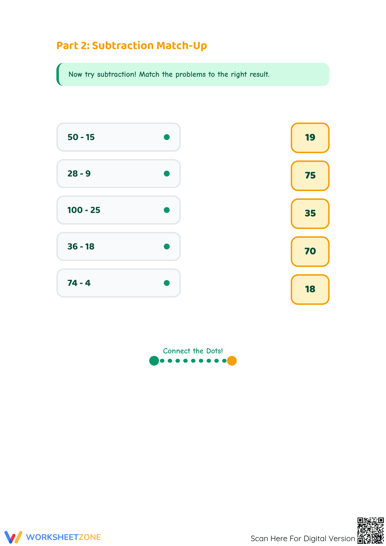 Grade 2 Addition & Subtraction — Printable No-Prep Worksheet - Page 2