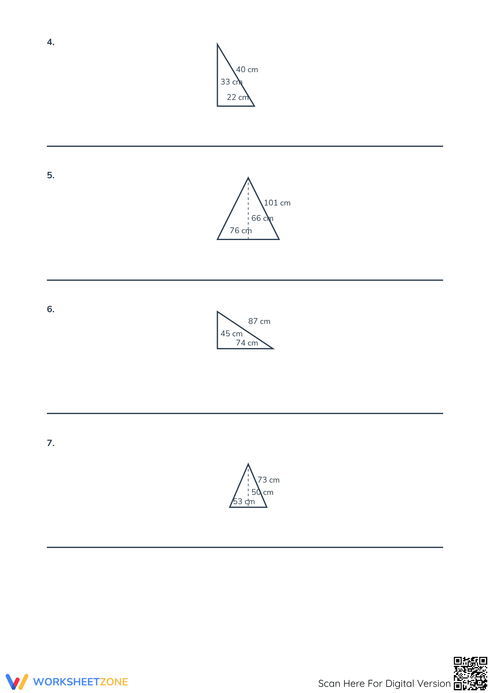 Grade 3 Area & Perimeter — Printable No-Prep Worksheet - Page 2
