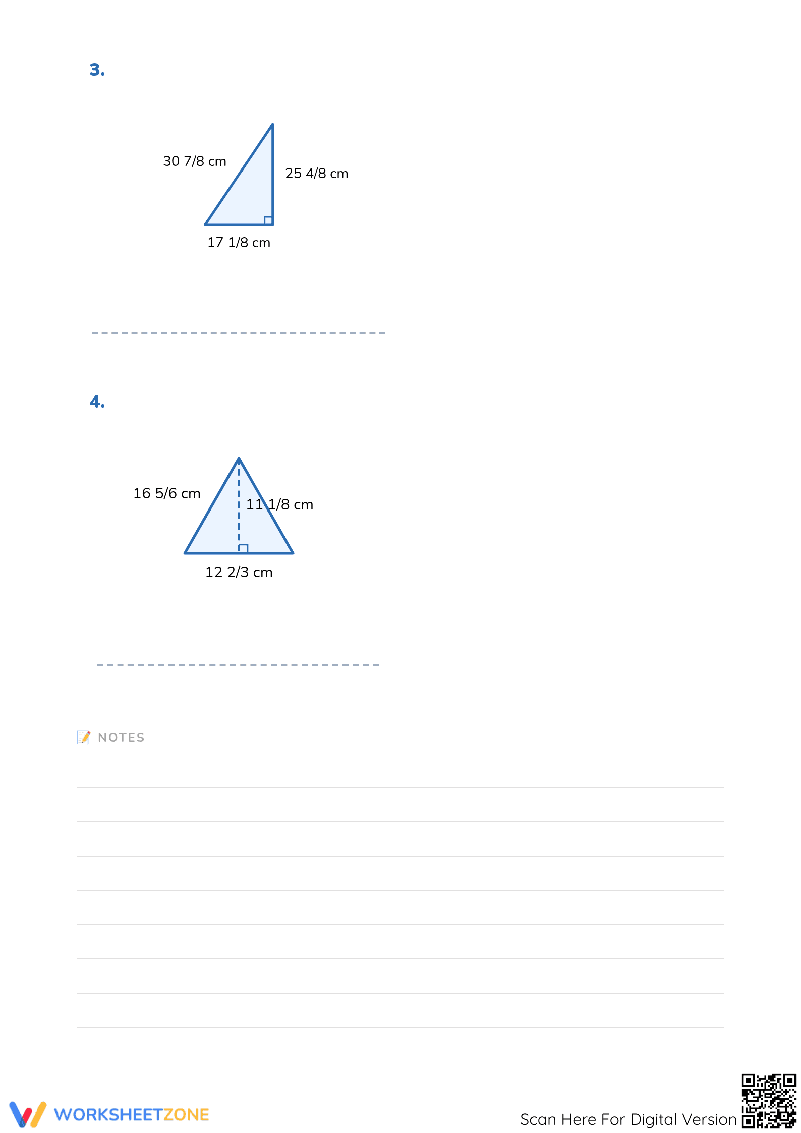 Grade 4 Area & Perimeter — Printable No-Prep Worksheet - Page 2