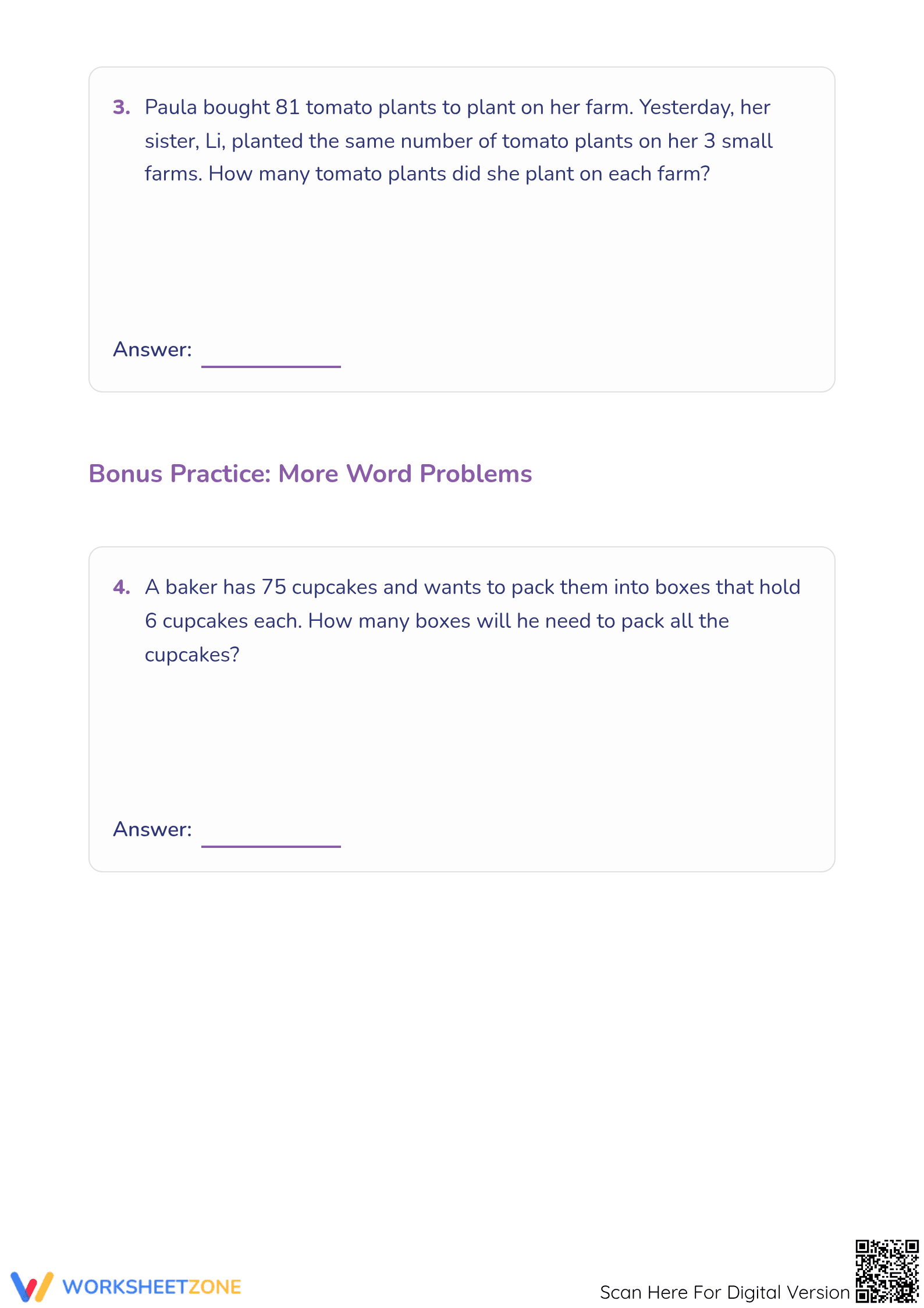 Printable 2-Digit Division Worksheet | Grade 4 Math - Page 2