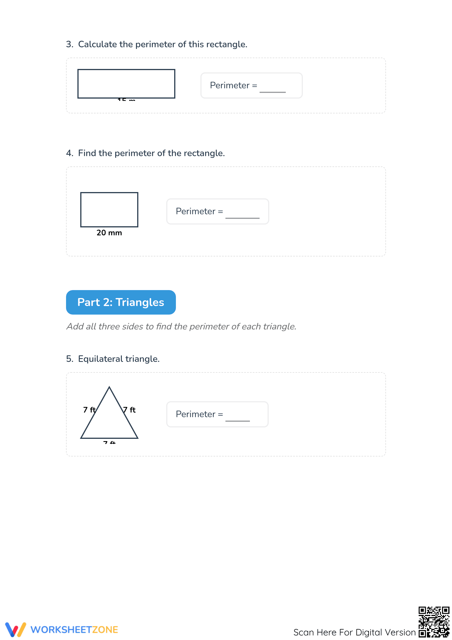 Printable Perimeter Worksheet | Grade 3 Math Guide - Page 2