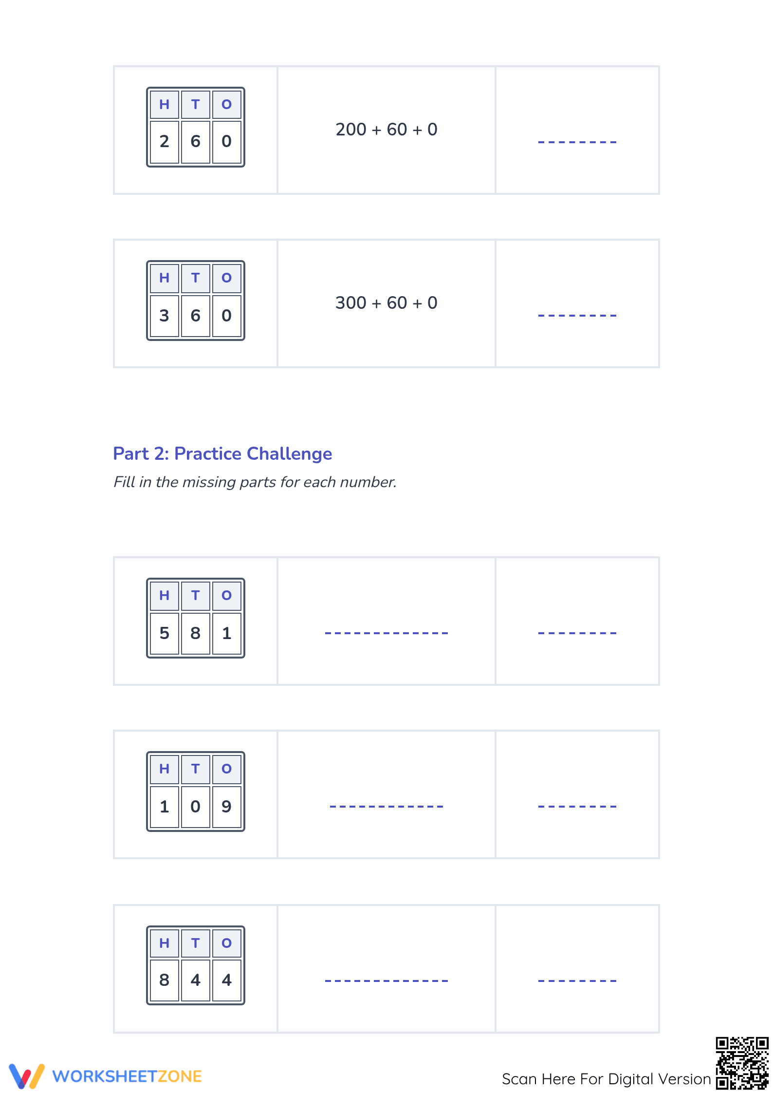 Essential Expanded Form Worksheet | Grade 2 Math - Page 2