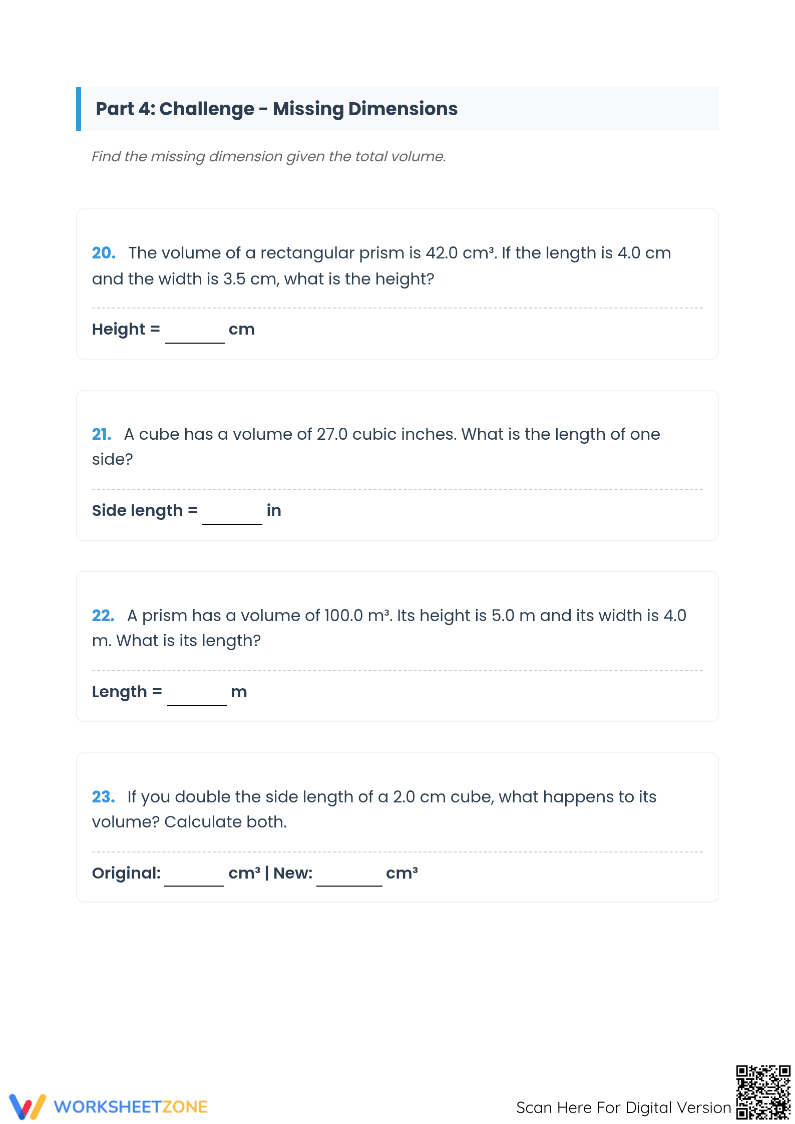 Printable Volume of Prisms Worksheet | Grade 5 Math - Page 5