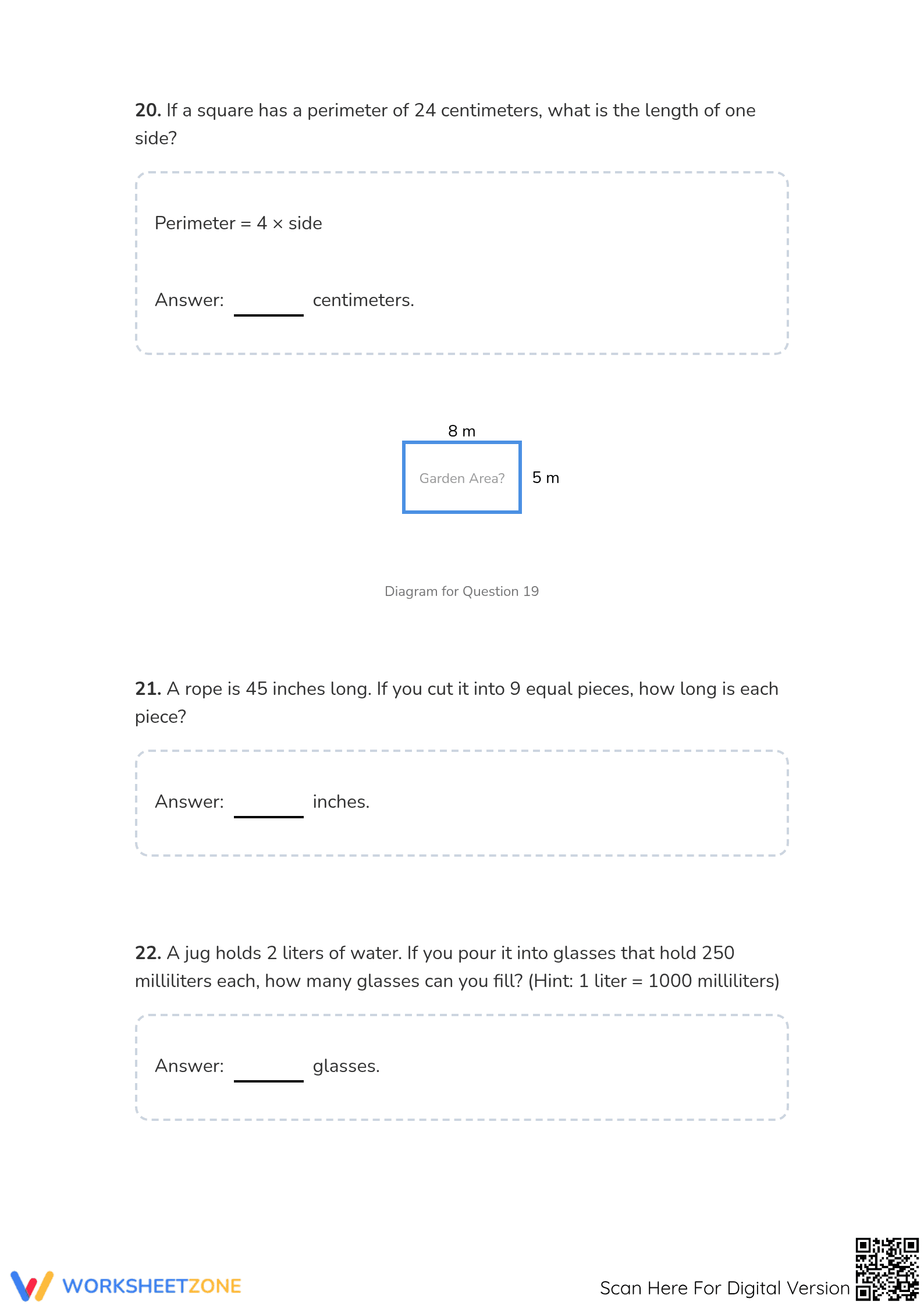 Printable Division Worksheet | Grade 3 Math Practice - Page 5