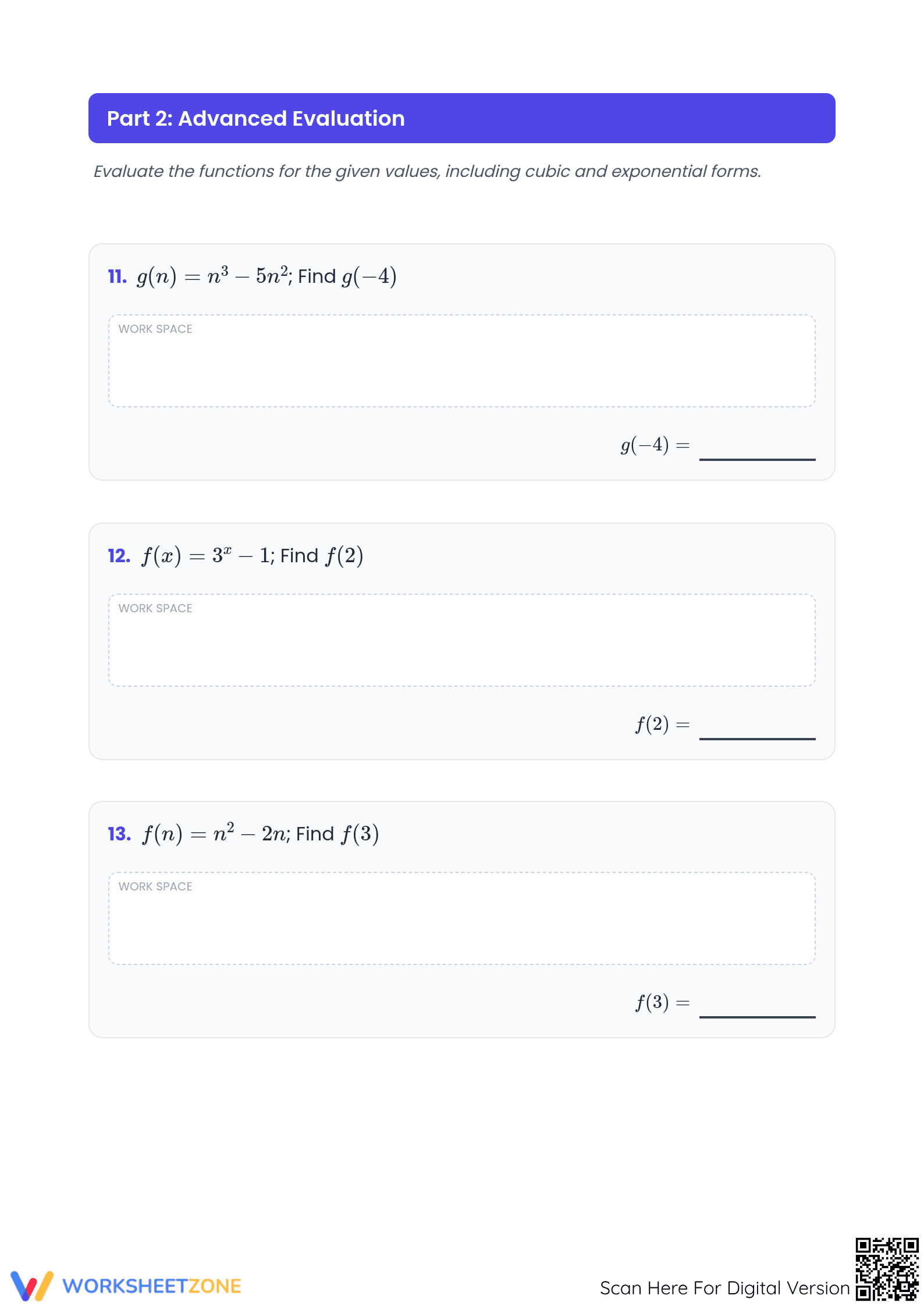 TEKS A.12B: Evaluating Functions — Grade 8-10 Essential - Page 4