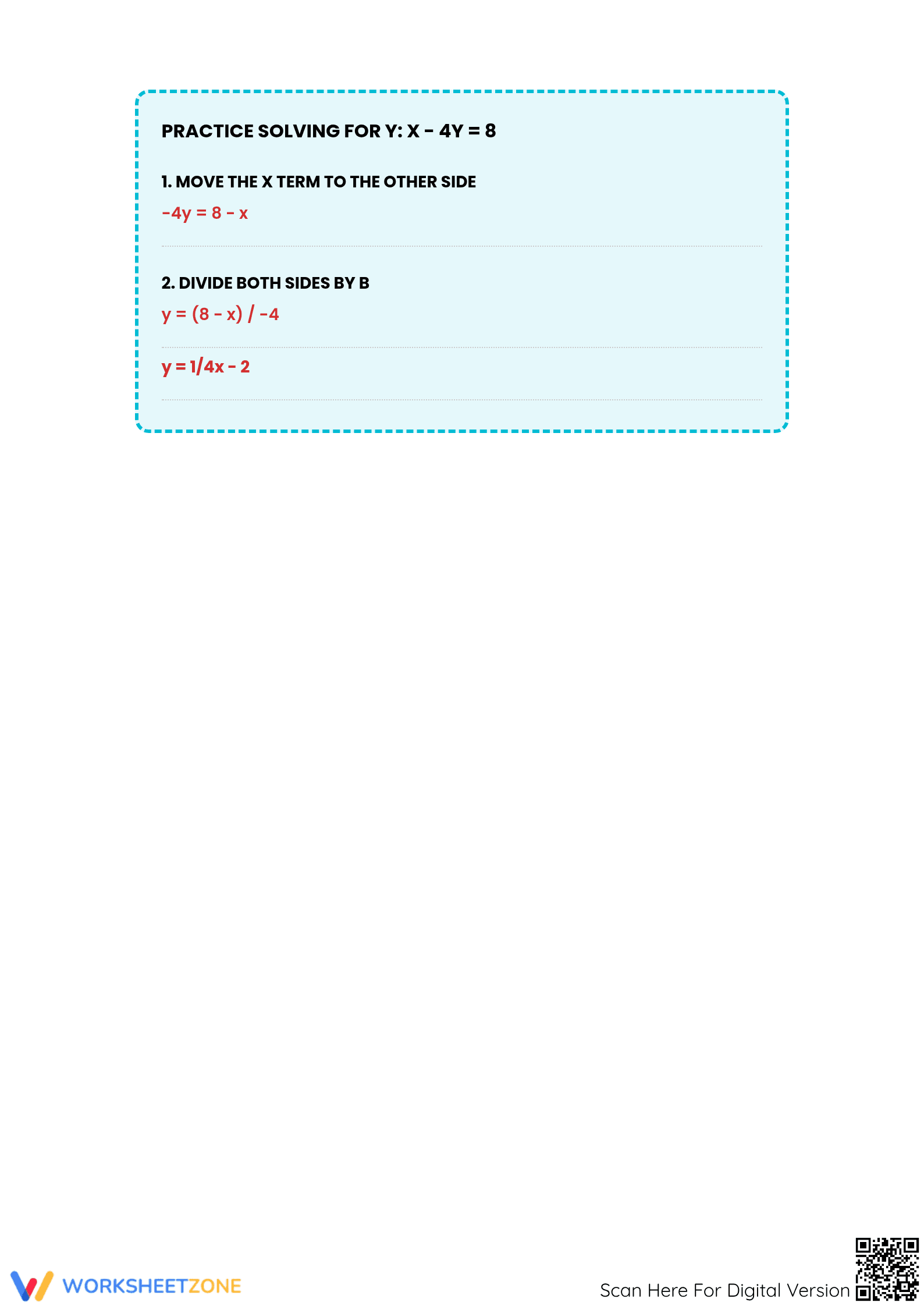 HSA-CED.A.2 Worksheet: Graphing Linear Equations Aligned - Page 5