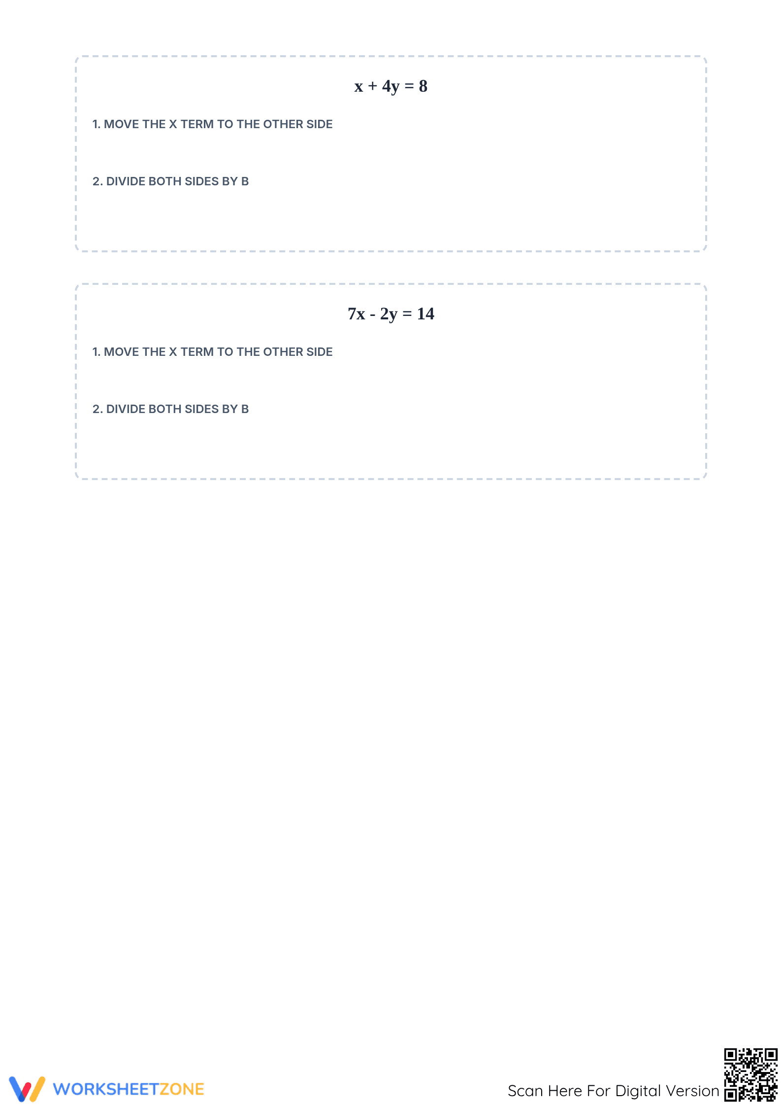 Grade 9 Graphing Lines — Printable No-Prep Worksheet - Page 4