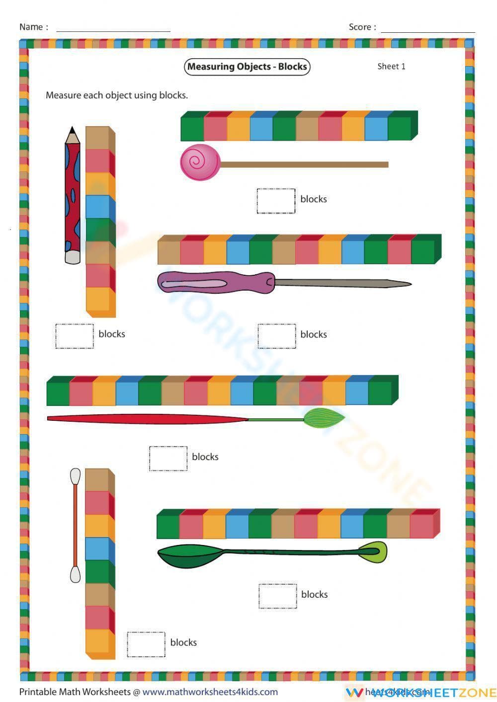 Measuring things using non standard unit - Page 2