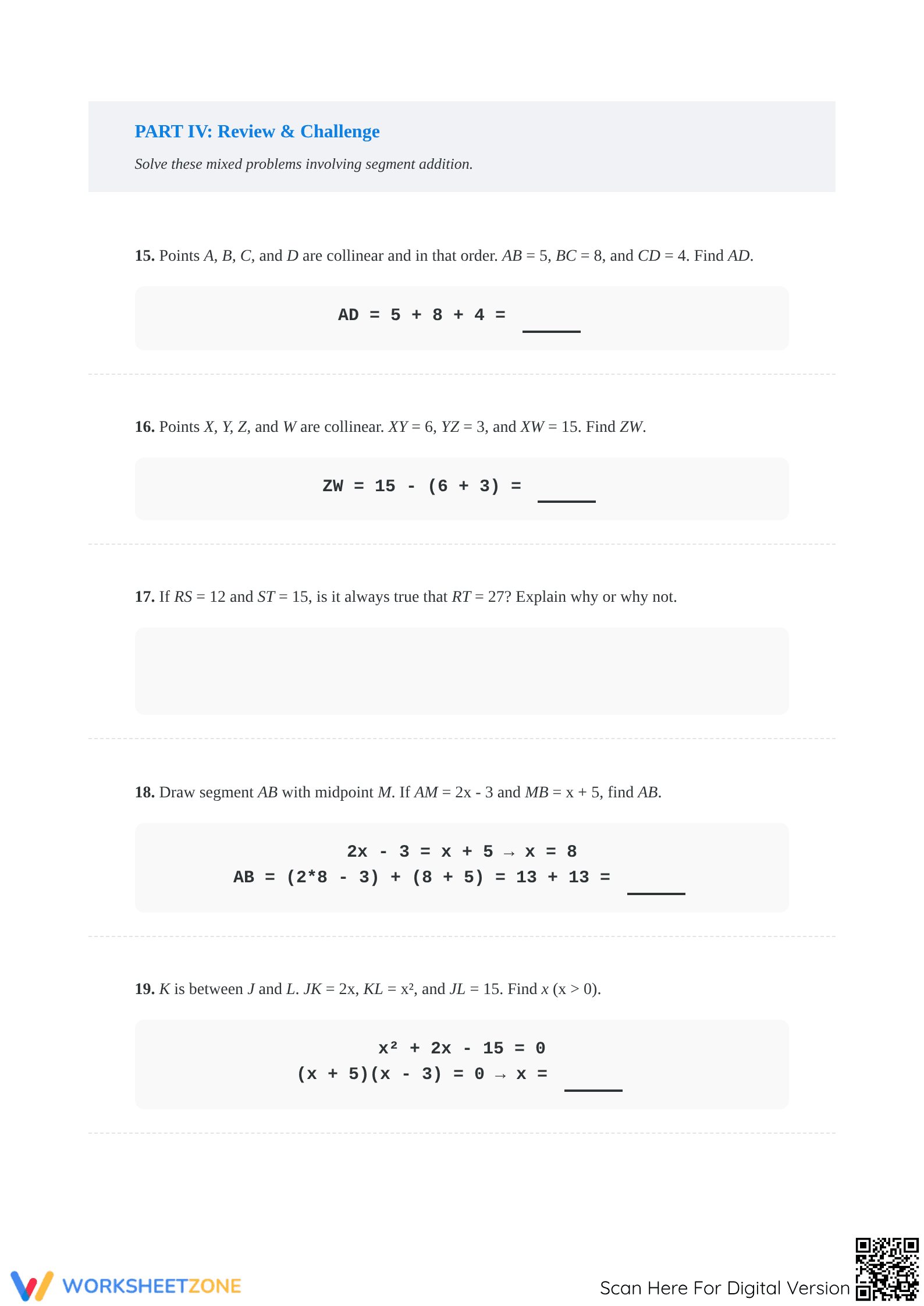 HSG-CO.A.1 Worksheet: Line Segments — Grade 9-10 Aligned - Page 5