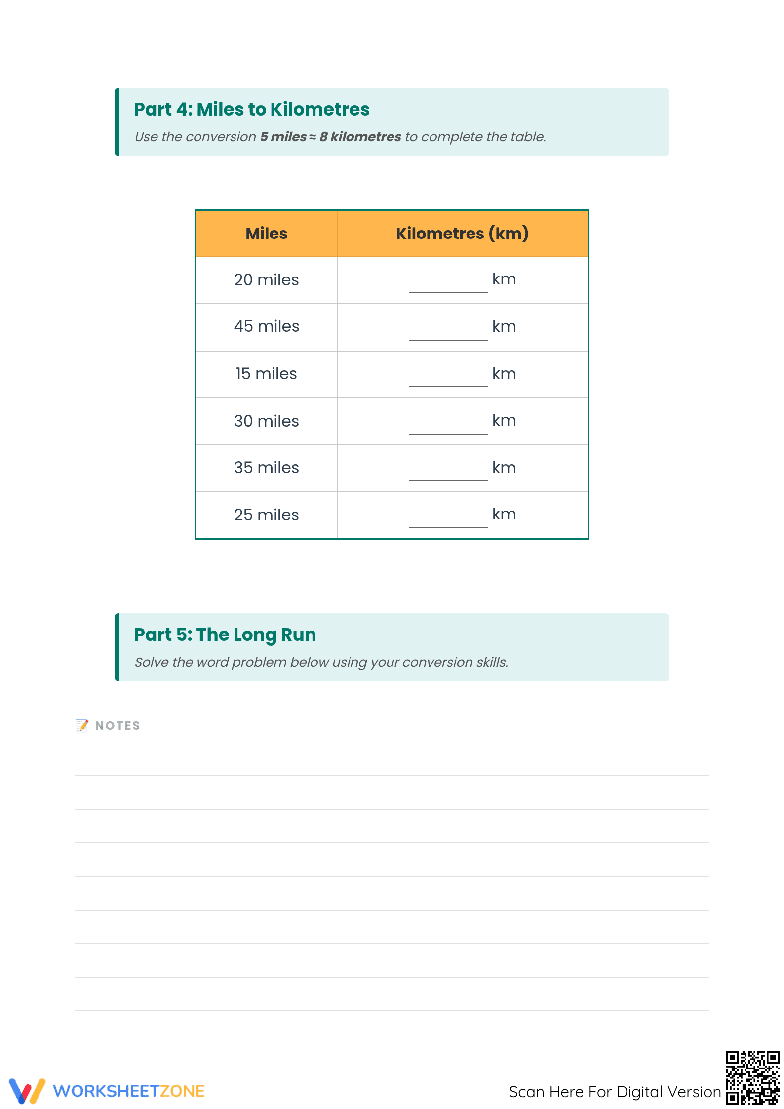 Printable Metric Conversion Worksheet | Grade 5 Math - Page 3