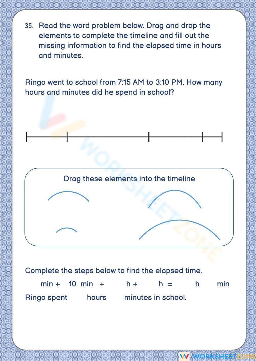Grade 3 Math Review — Printable No-Prep Worksheet - Page 6