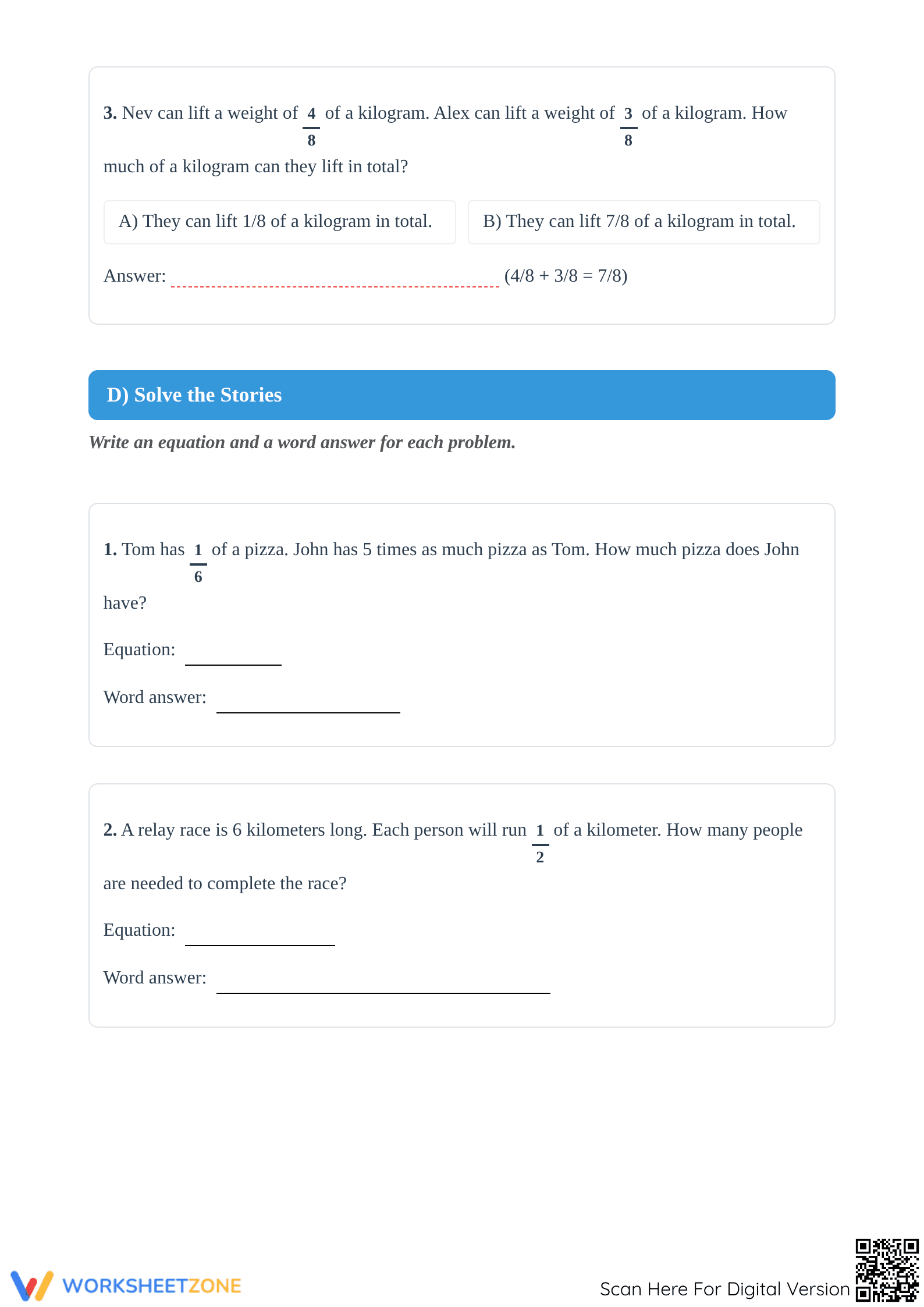 Printable Grade 4 Math Review Worksheet: Essential Practice - Page 3