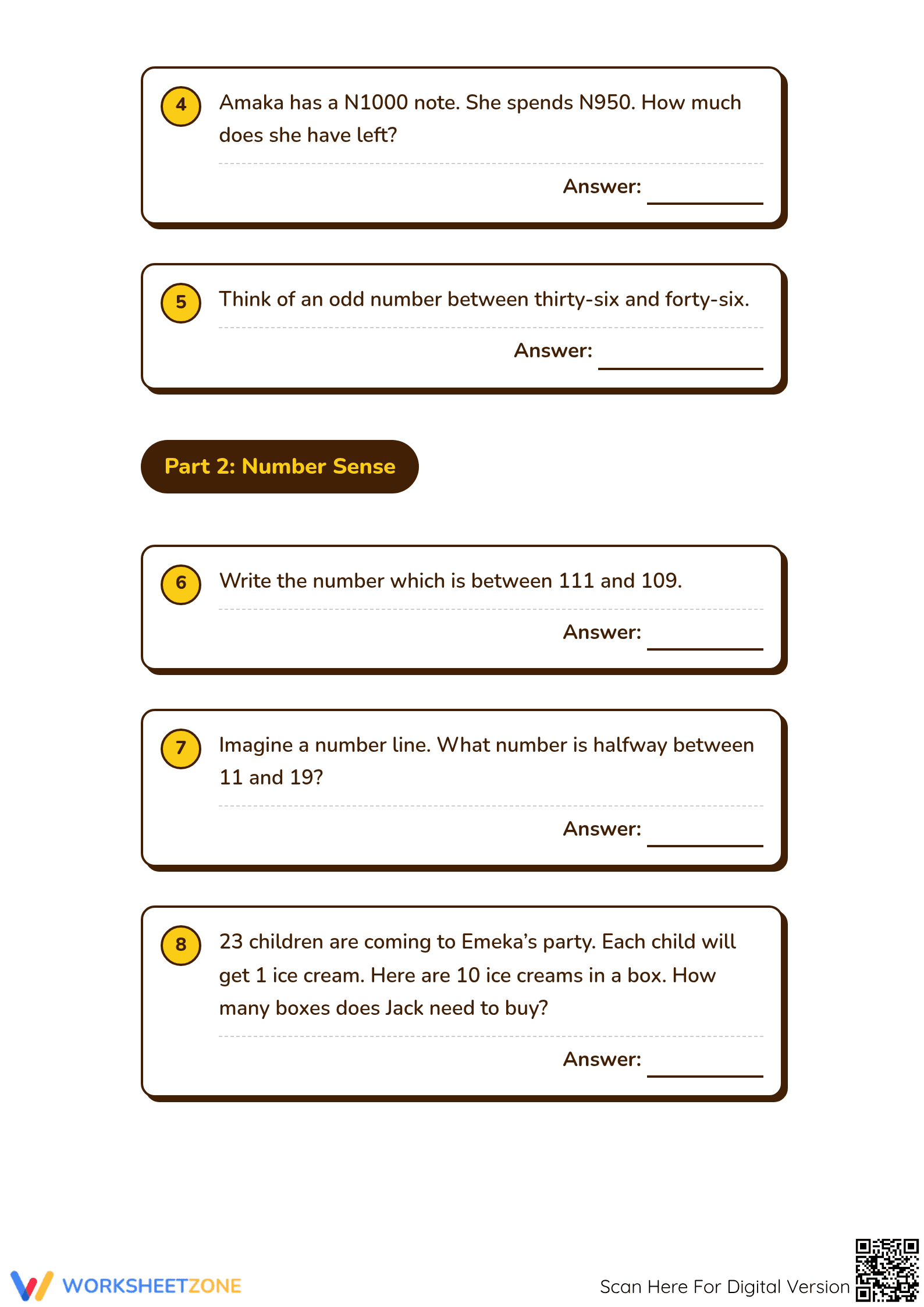 Complete 3.NBT.A.2 Worksheet: Mental Math — Grade 3 - Page 2