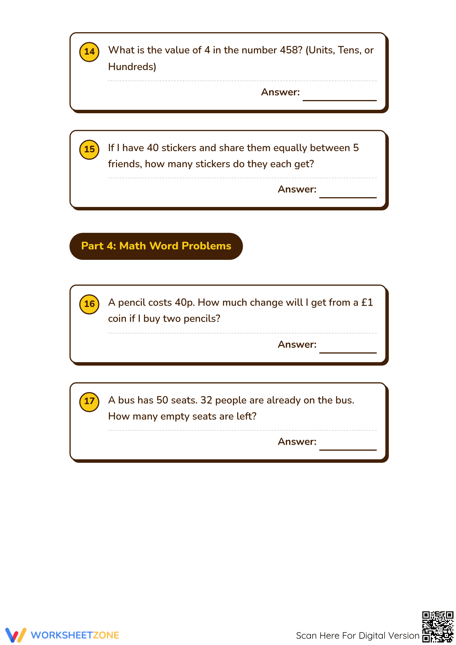 Complete 3.NBT.A.2 Worksheet: Mental Math — Grade 3 - Page 4
