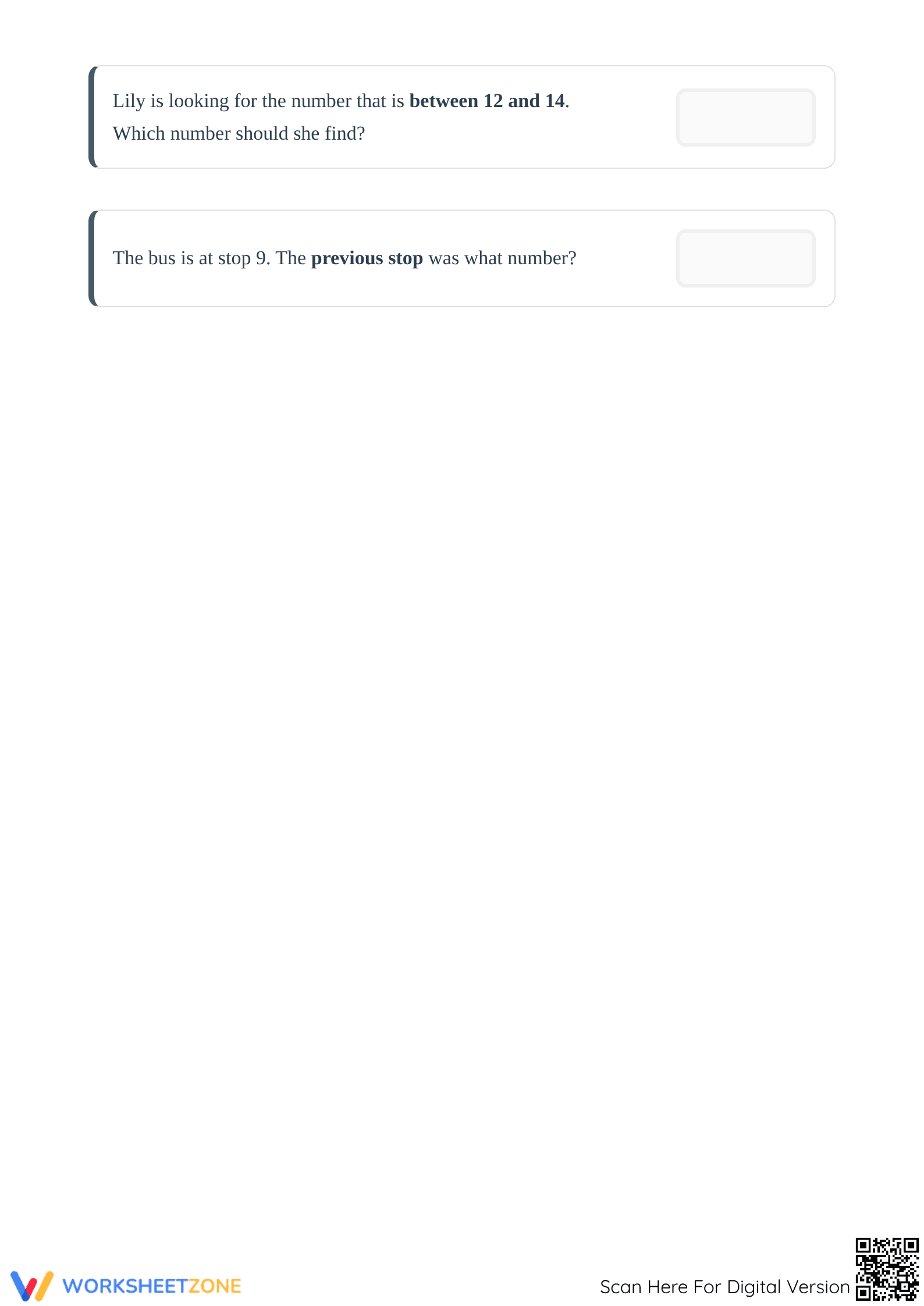 Printable Before After and Between Worksheet | Grade 1 Math - Page 4