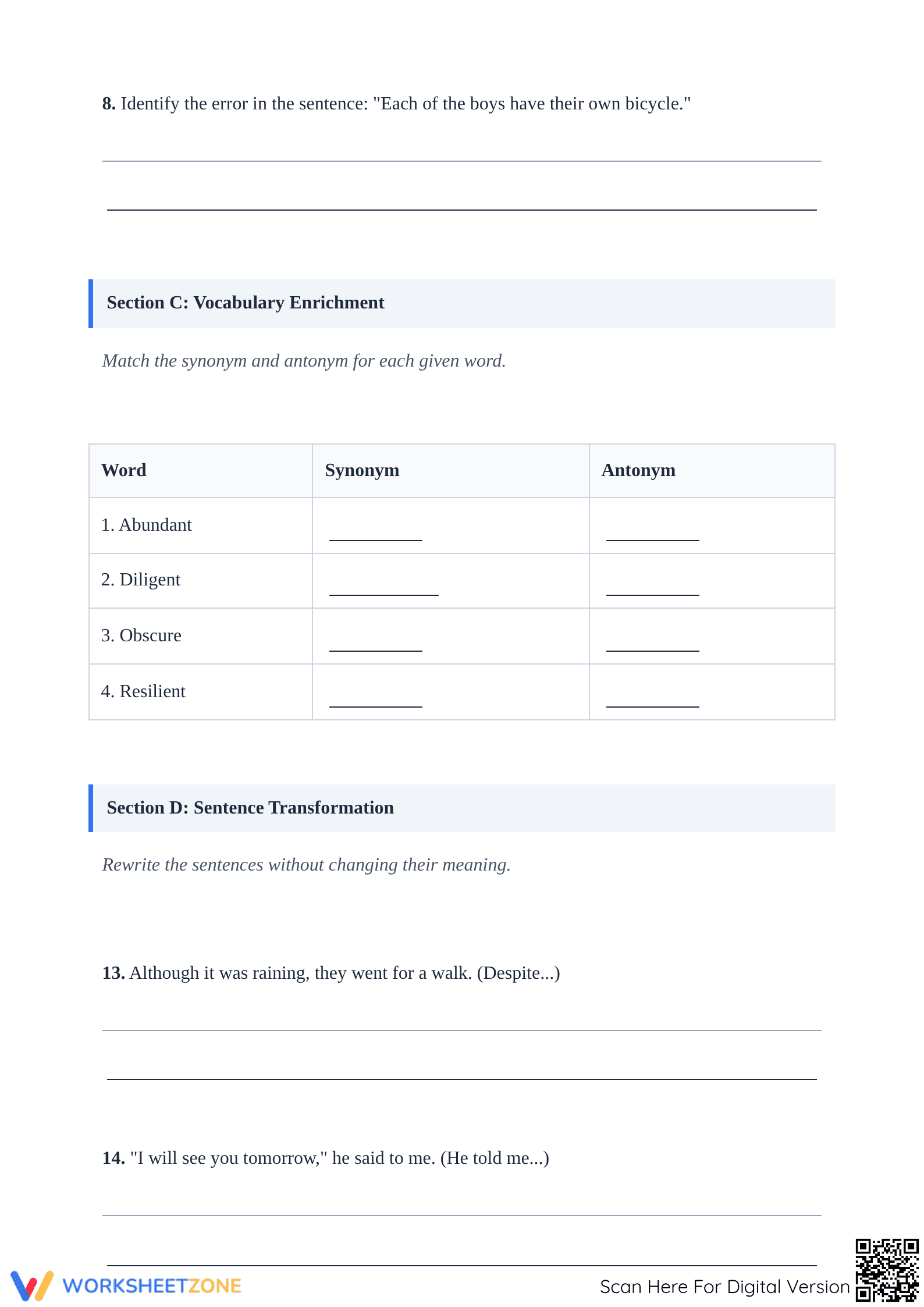 Essential Grade 6-10 Math Bridge Course Test | Aligned - Page 3