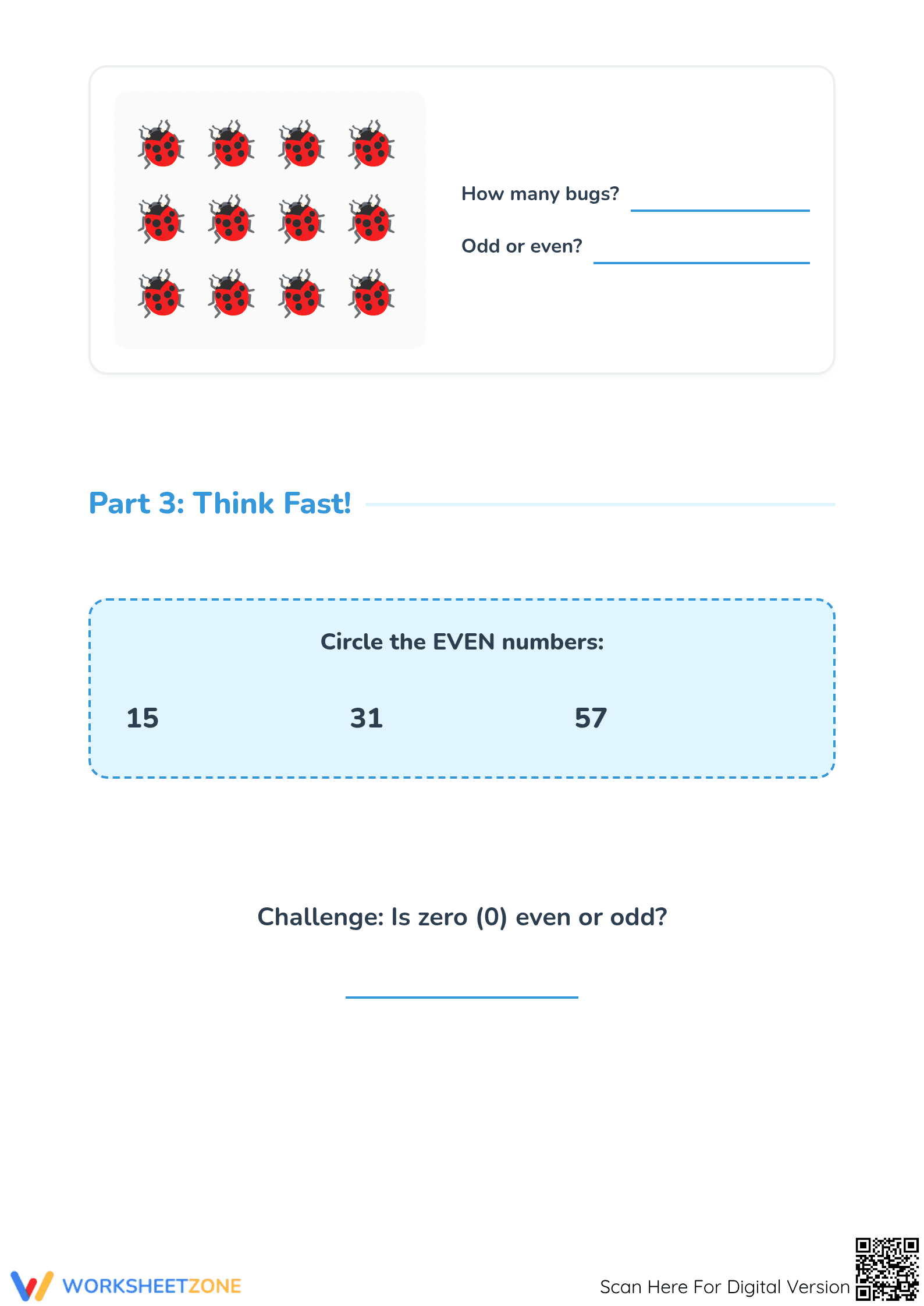 Essential Even and Odd Numbers Worksheet | Grade 2 Printable - Page 4