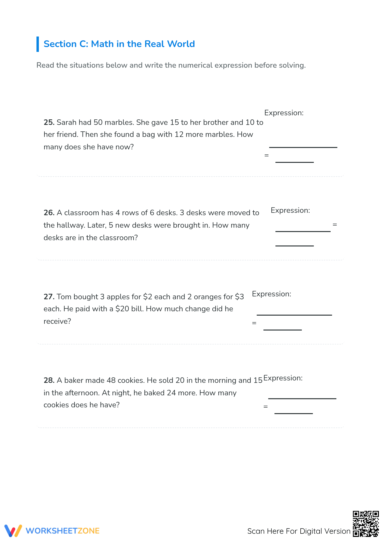 Order of Operations Worksheet | Grade 5 Printable Essential - Page 4