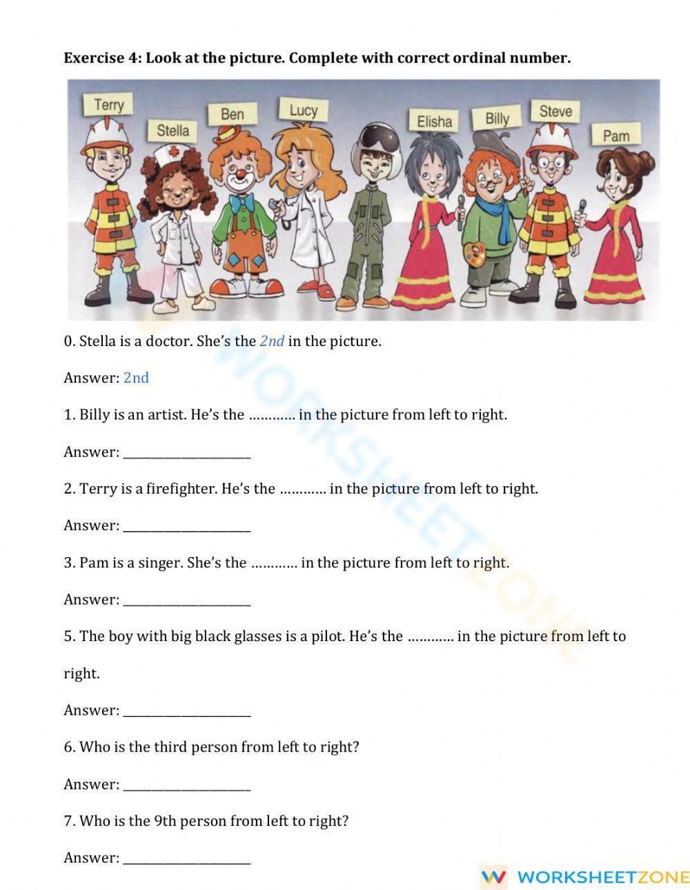 2S1 - Week 6 - Ordinal numbers - Page 2