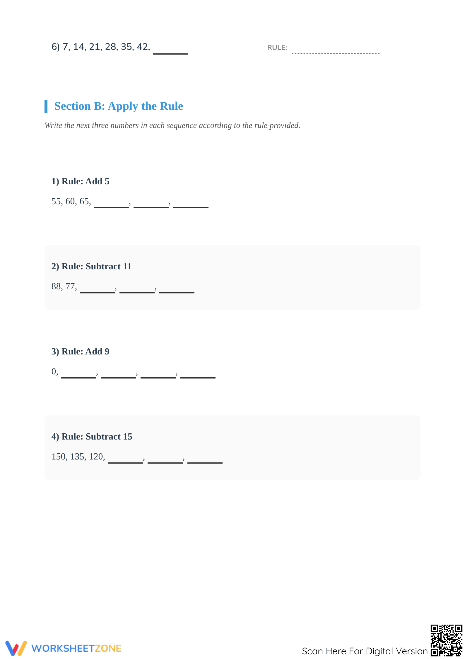 Essential Patterns in Mathematics Worksheet | Grade 4-5 - Page 2