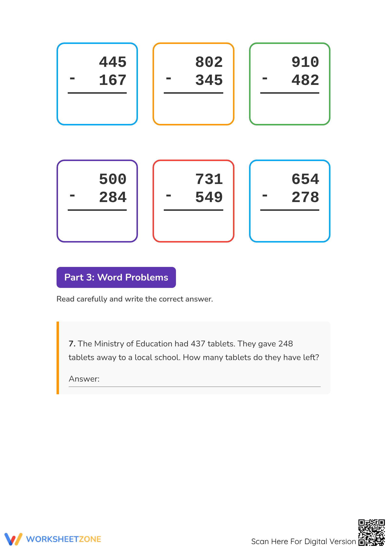 Essential Math Review Week 6 Worksheet | Grade 2 Printable - Page 3