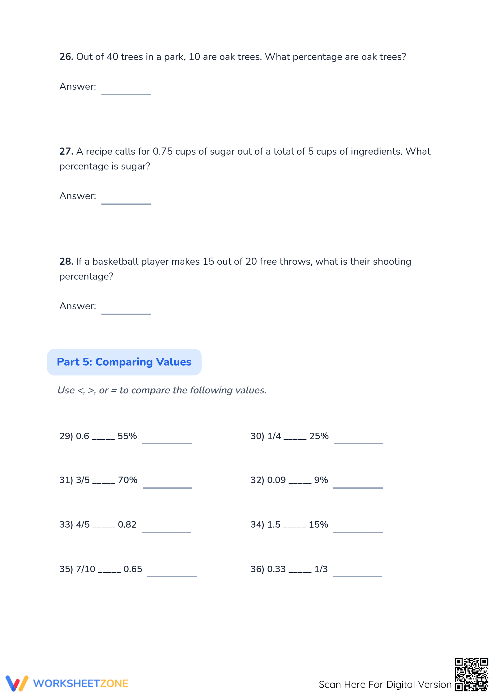 Essential Percentage Mastery Worksheet | Grade 5 Math - Page 4
