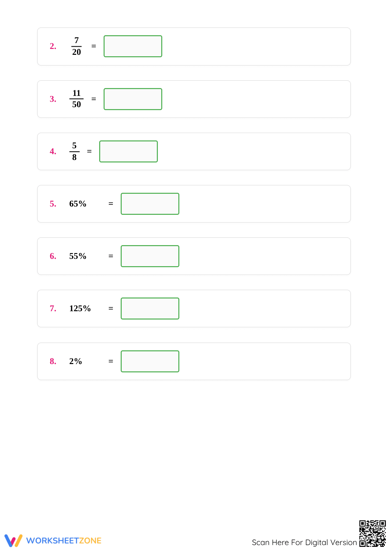 Essential Grade 5 Percentage Worksheet | Printable Math Pack - Page 4