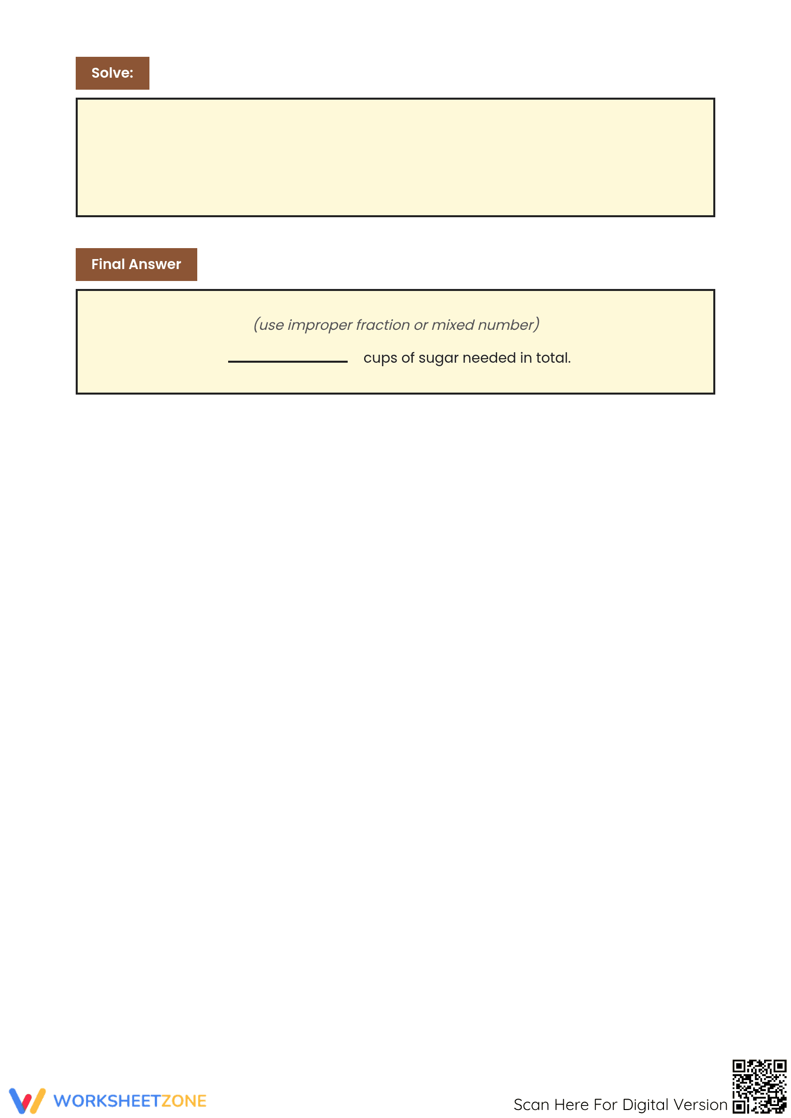 Multiplying Fractions Word Problems | Grade 6 Essential - Page 5