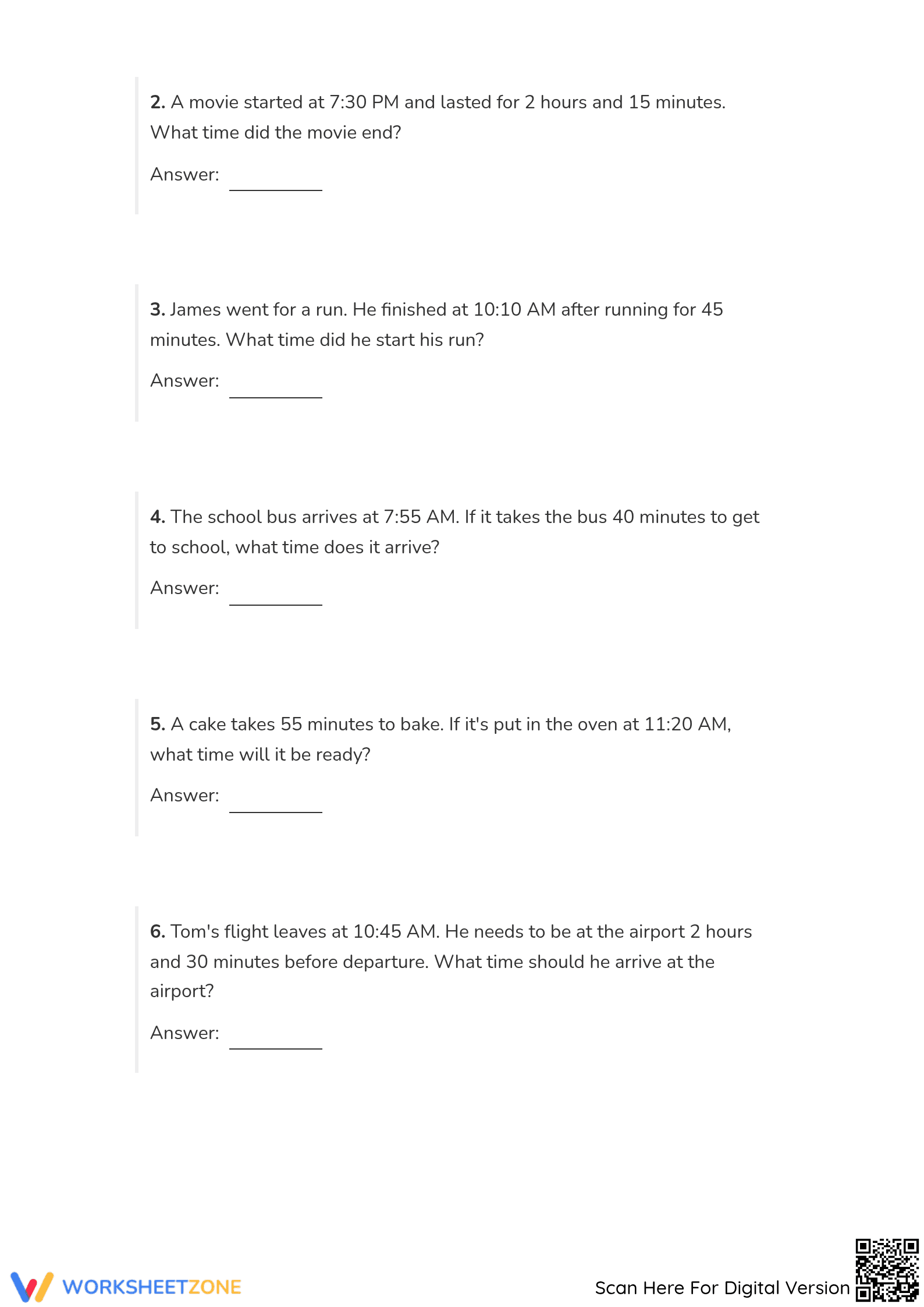 Essential Elapsed Time Intervals Worksheet | Grade 3-5 Math - Page 4