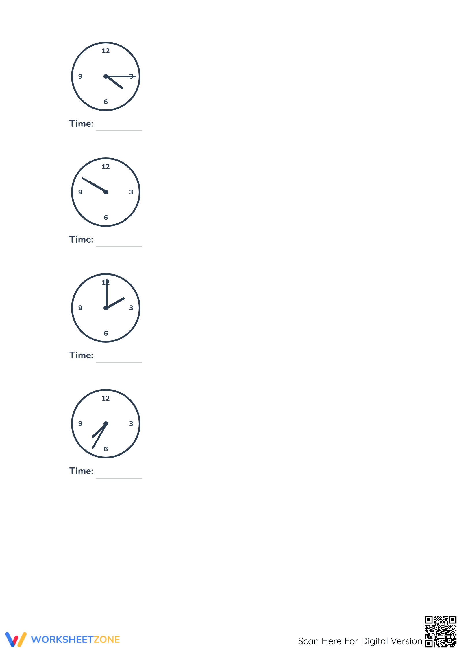Printable Telling Time Worksheet | Grade 2 Math Essential - Page 3