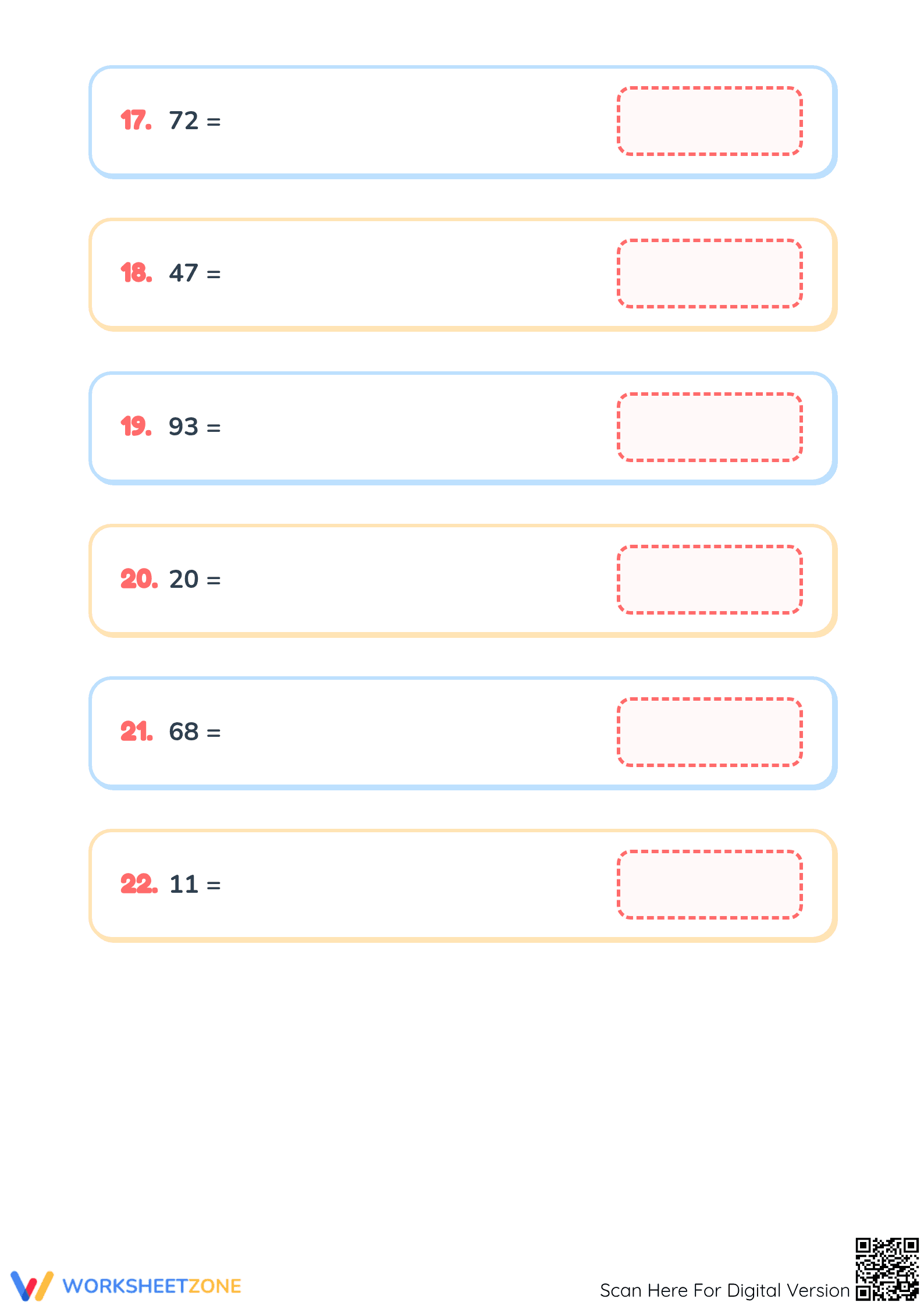 Printable Tens and Ones Worksheet | Grade 1 Math Essential - Page 4
