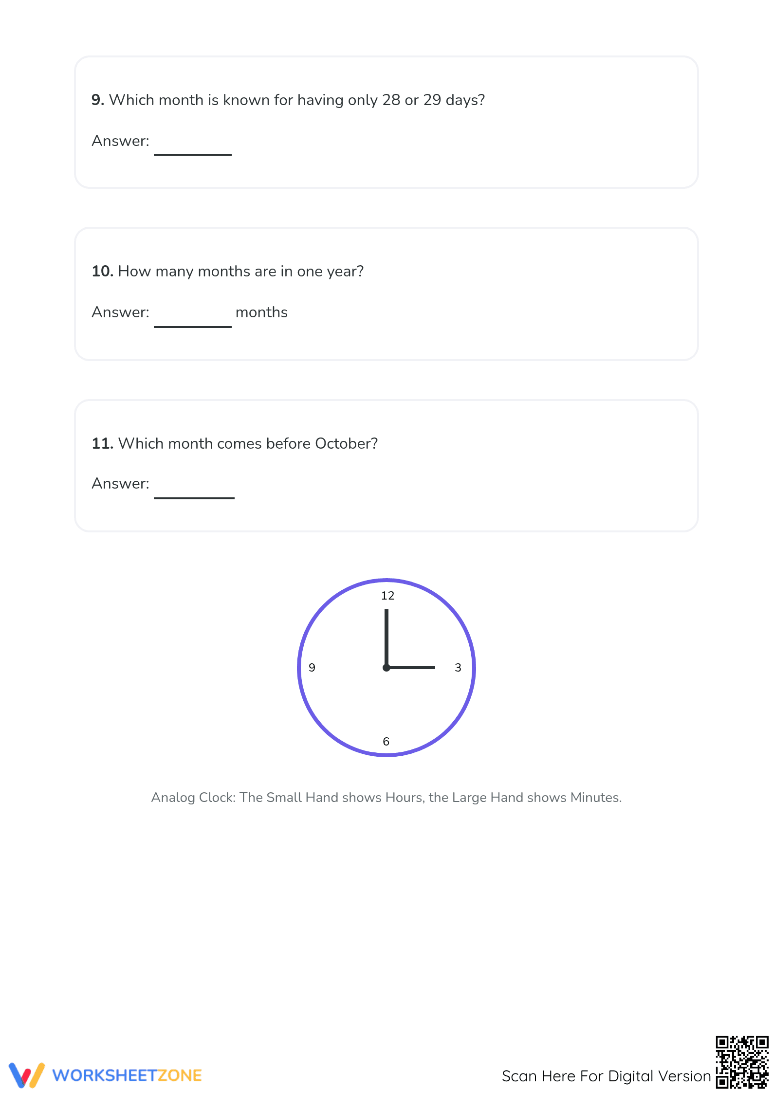 Printable Units of Time Worksheet | Complete Grade 2 Math - Page 3
