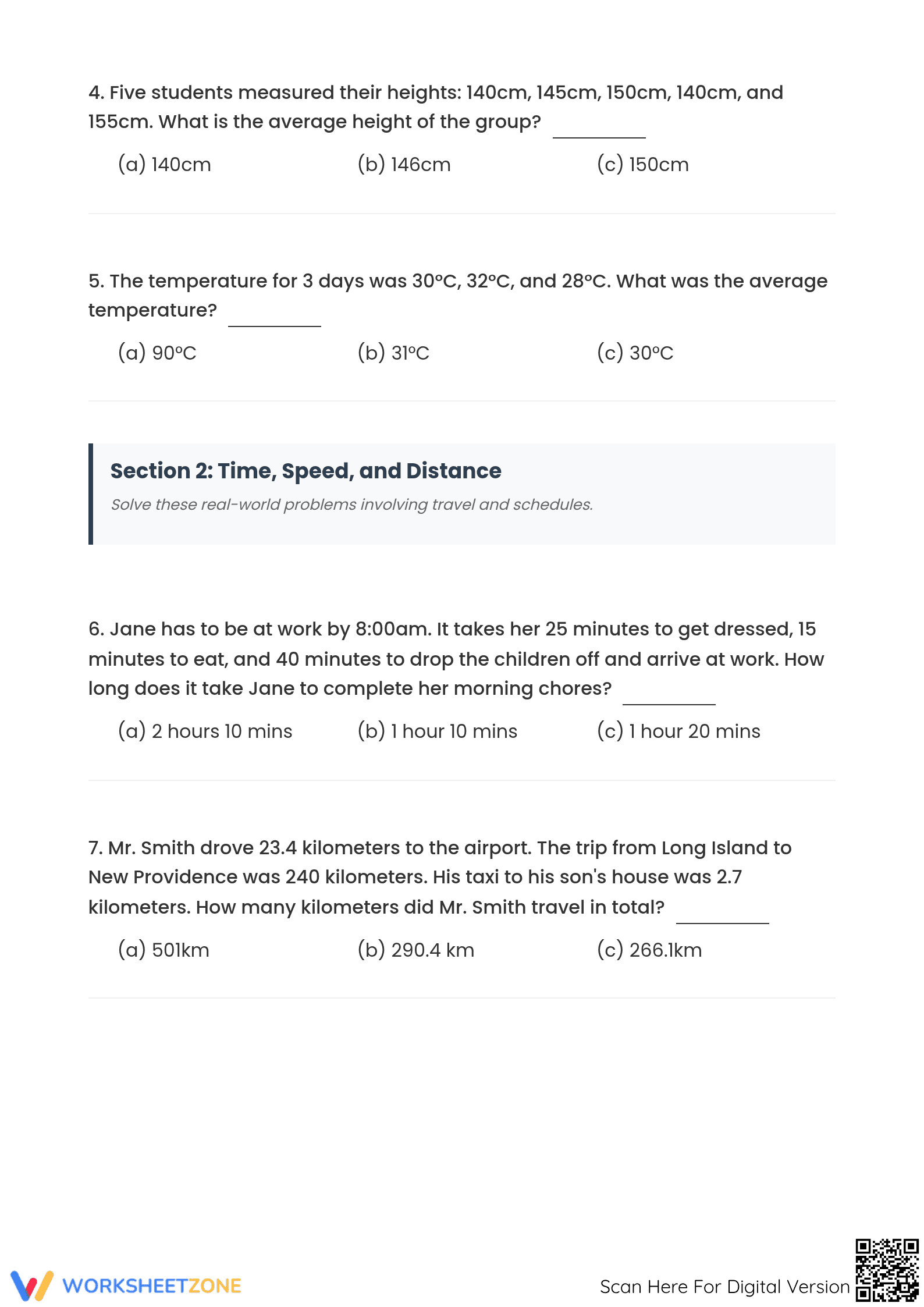 Essential GLAT Word Problems Worksheet | Grade 5 Math - Page 2