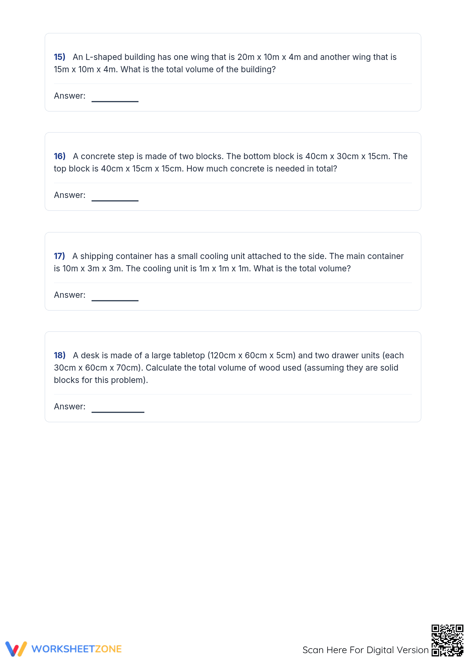 5.MD.C.5.c Worksheet: Composite Volumes — Grade 5 Essential - Page 4