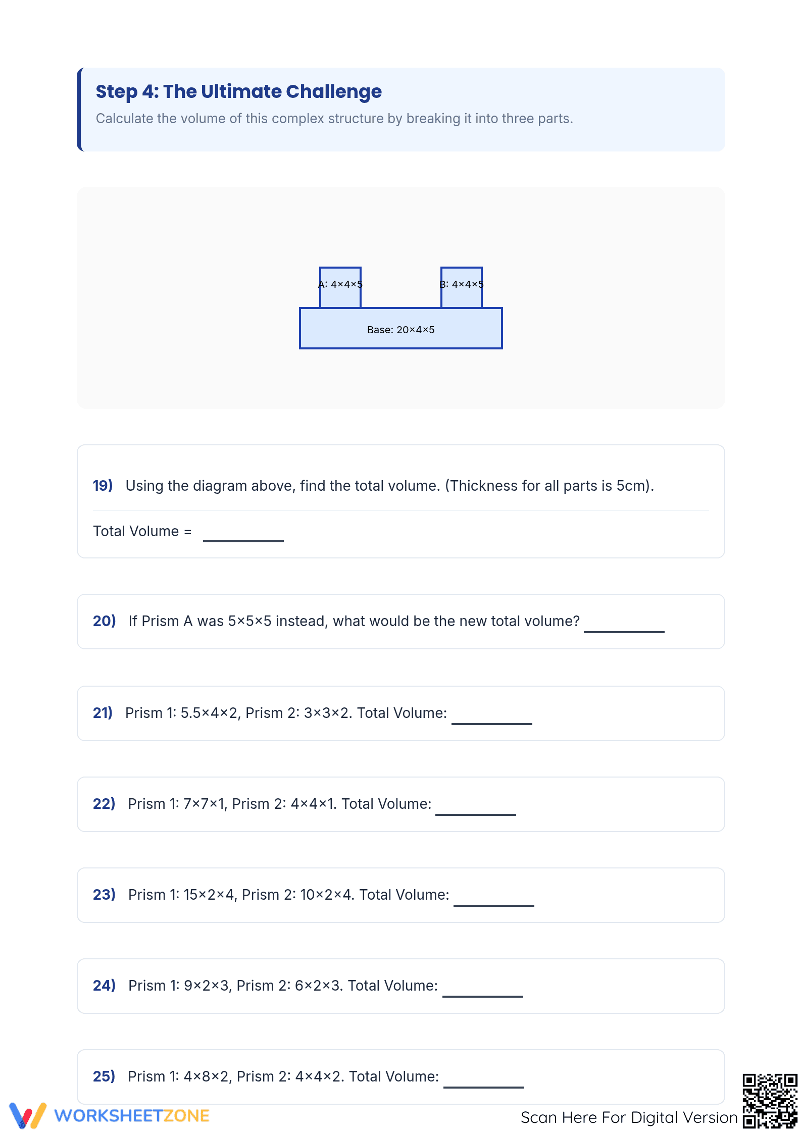 5.MD.C.5.c Worksheet: Composite Volumes — Grade 5 Essential - Page 5