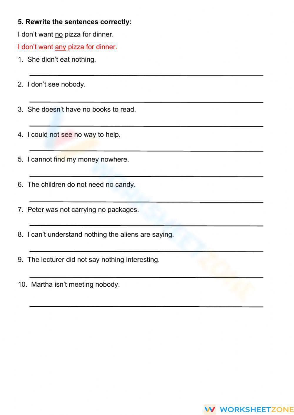 Printable Adjectives Worksheet | Grade 3 ELA - Page 3